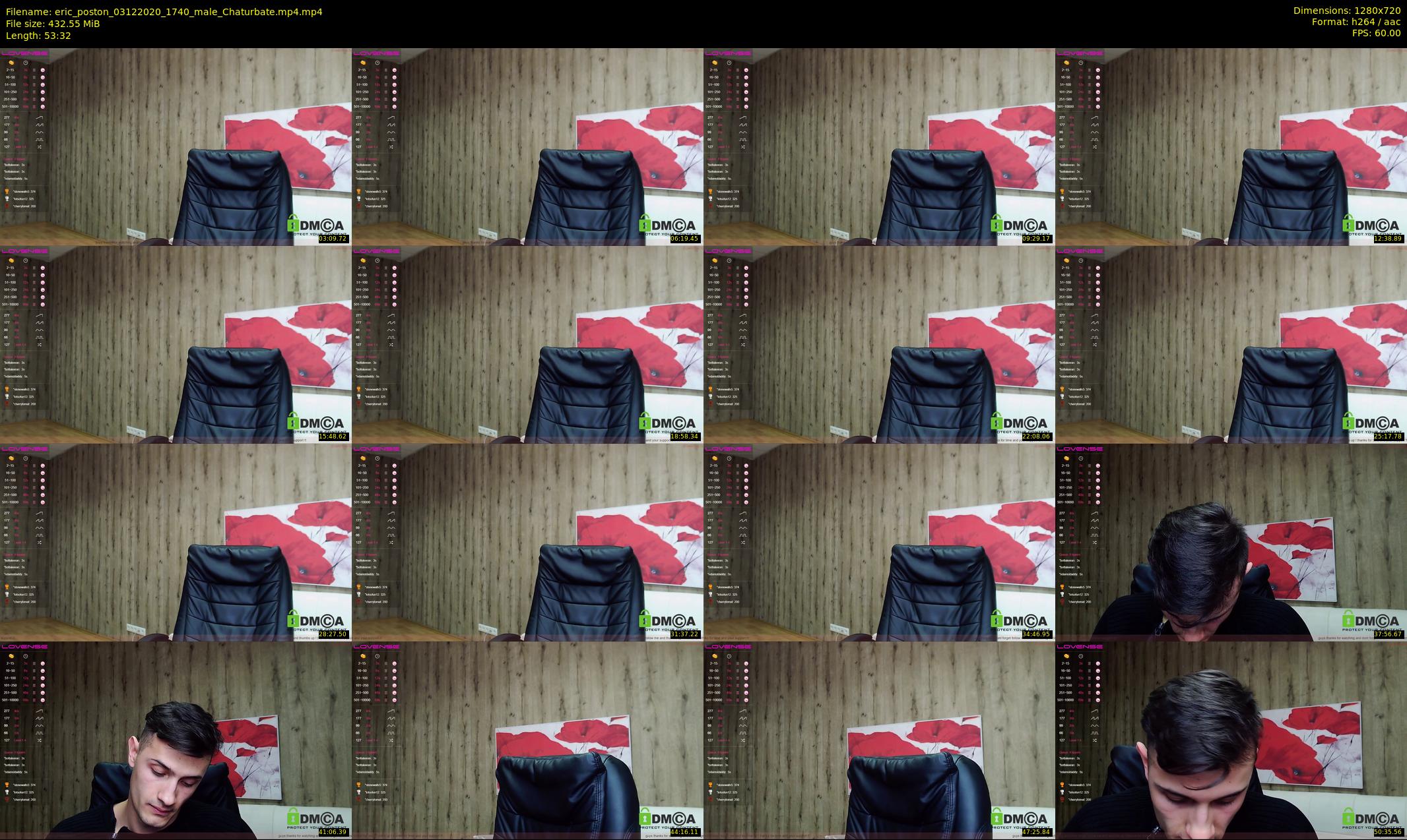 eric_poston — 54 minute Chaturbate male cam show recording, 720p, Dec 3, 2020