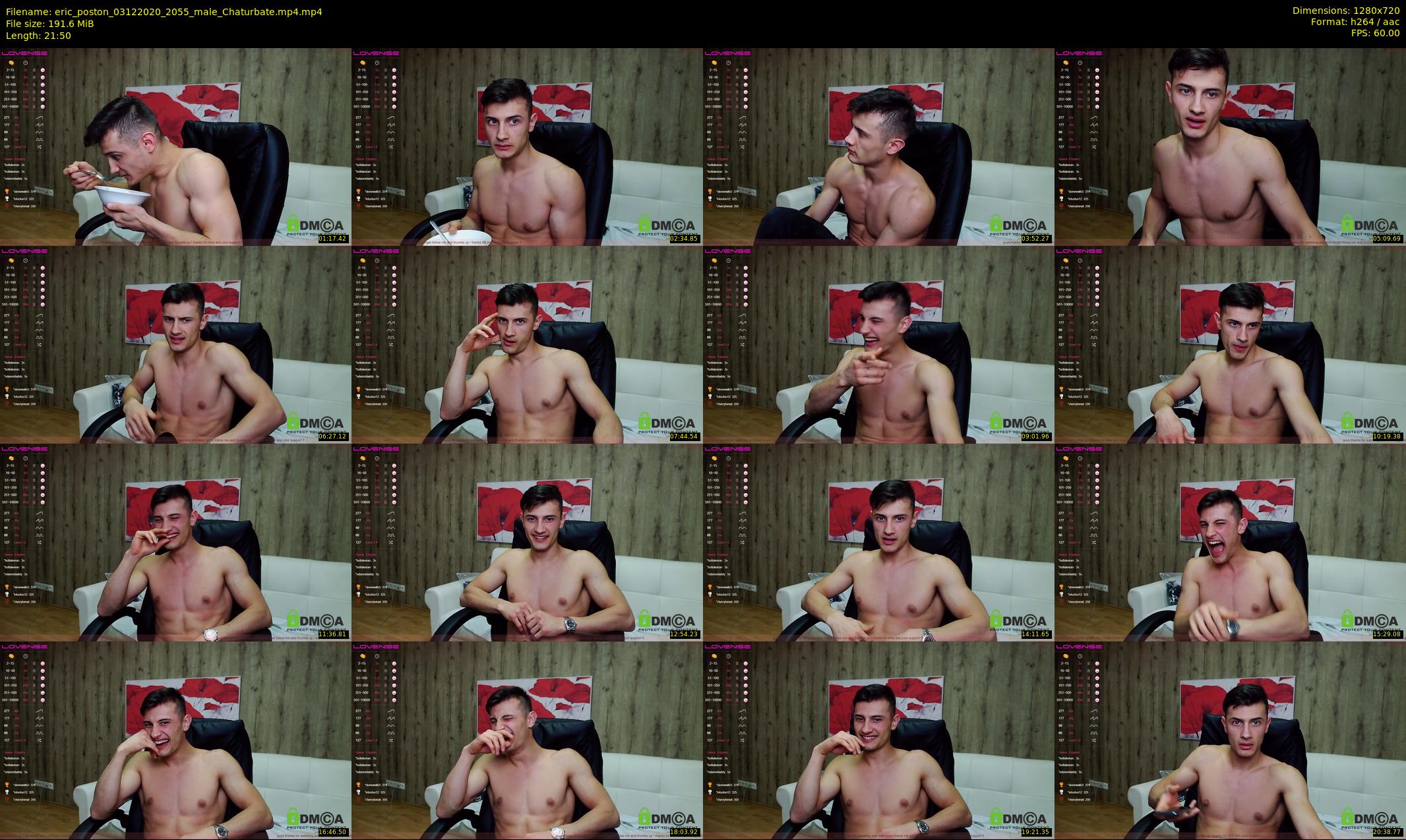 eric_poston — 22 minute Chaturbate male cam show recording, 720p, Dec 3, 2020