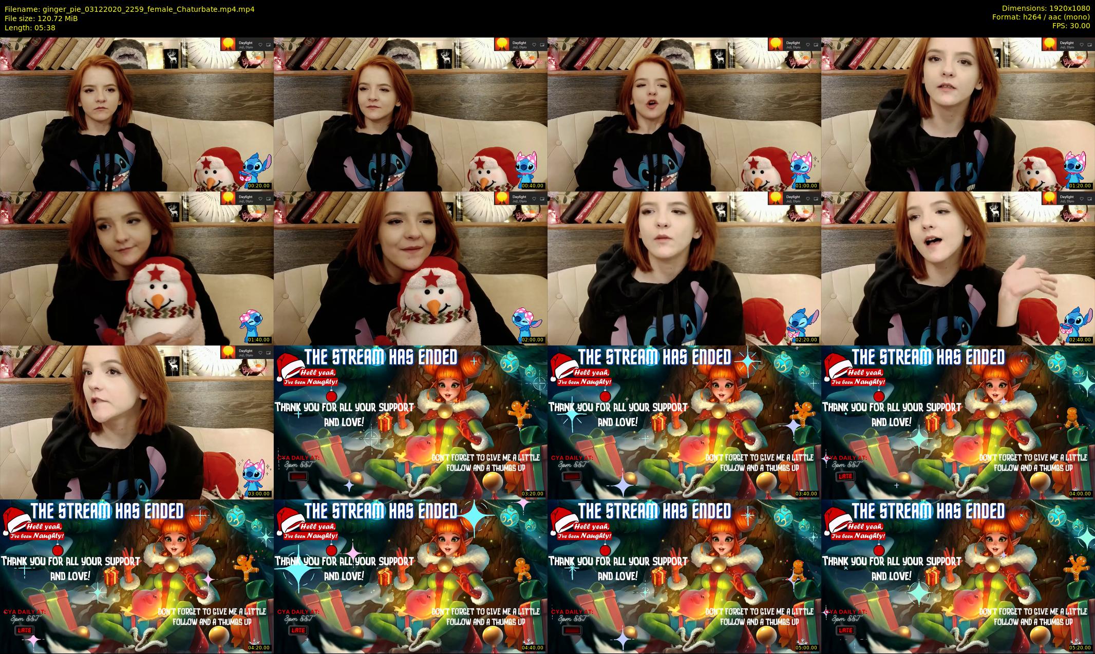 ginger_pie — 6 minute Chaturbate female cam show recording, 1080p, Dec 3, 2020