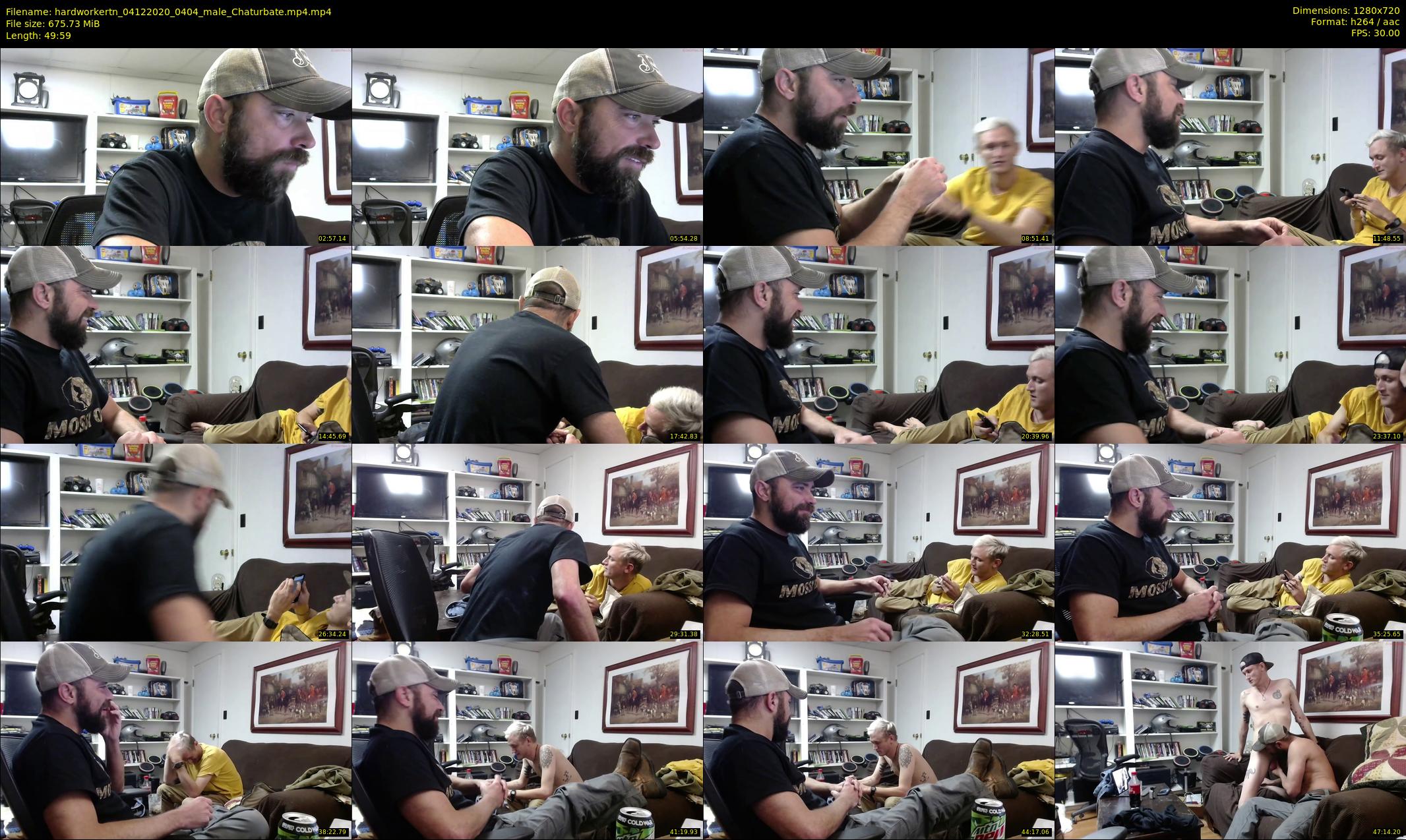 hardworkertn — 50 minute Chaturbate male cam show recording, 720p, Dec 4, 2020