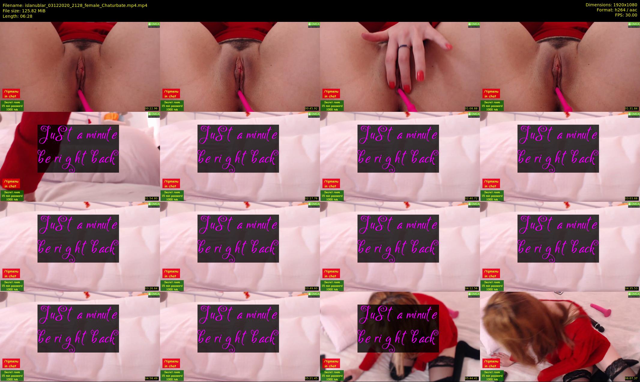islanublar — 7 minute Chaturbate female cam show recording, 1080p, Dec 3, 2020