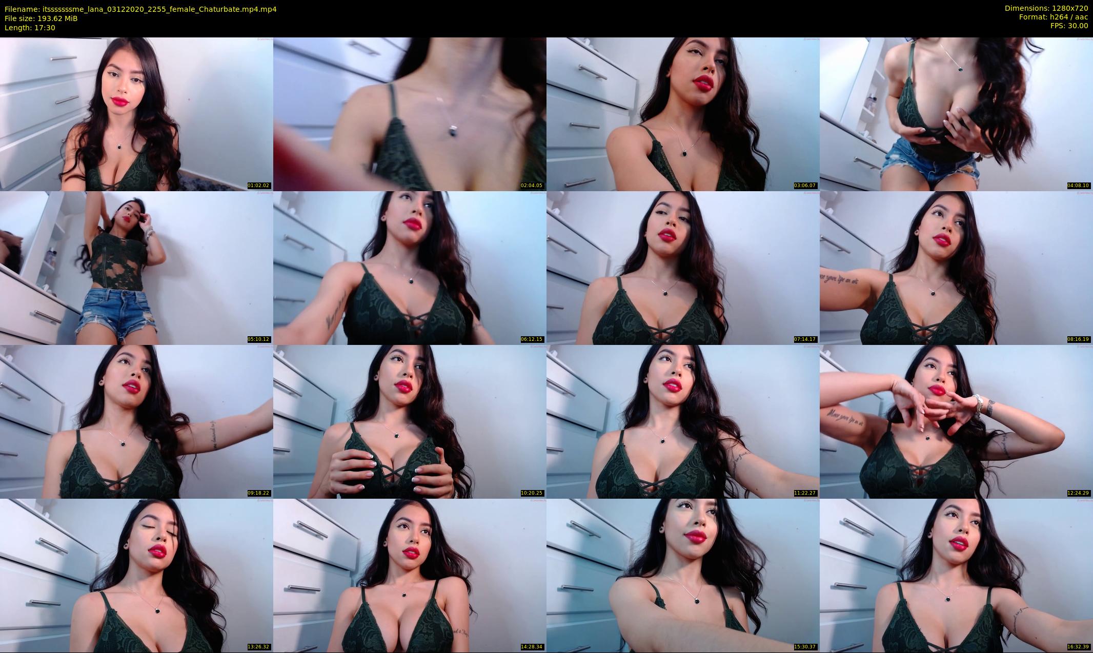 itsssssssme_lana — 18 minute Chaturbate female cam show recording, 720p, Dec 3, 2020