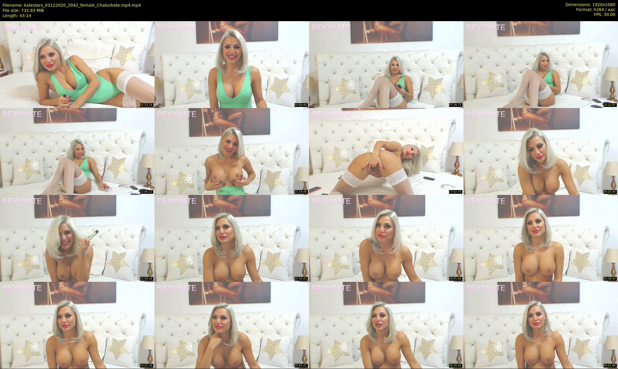 katestars — 44 minute Chaturbate female cam show recording, 1080p, Dec 3, 2020