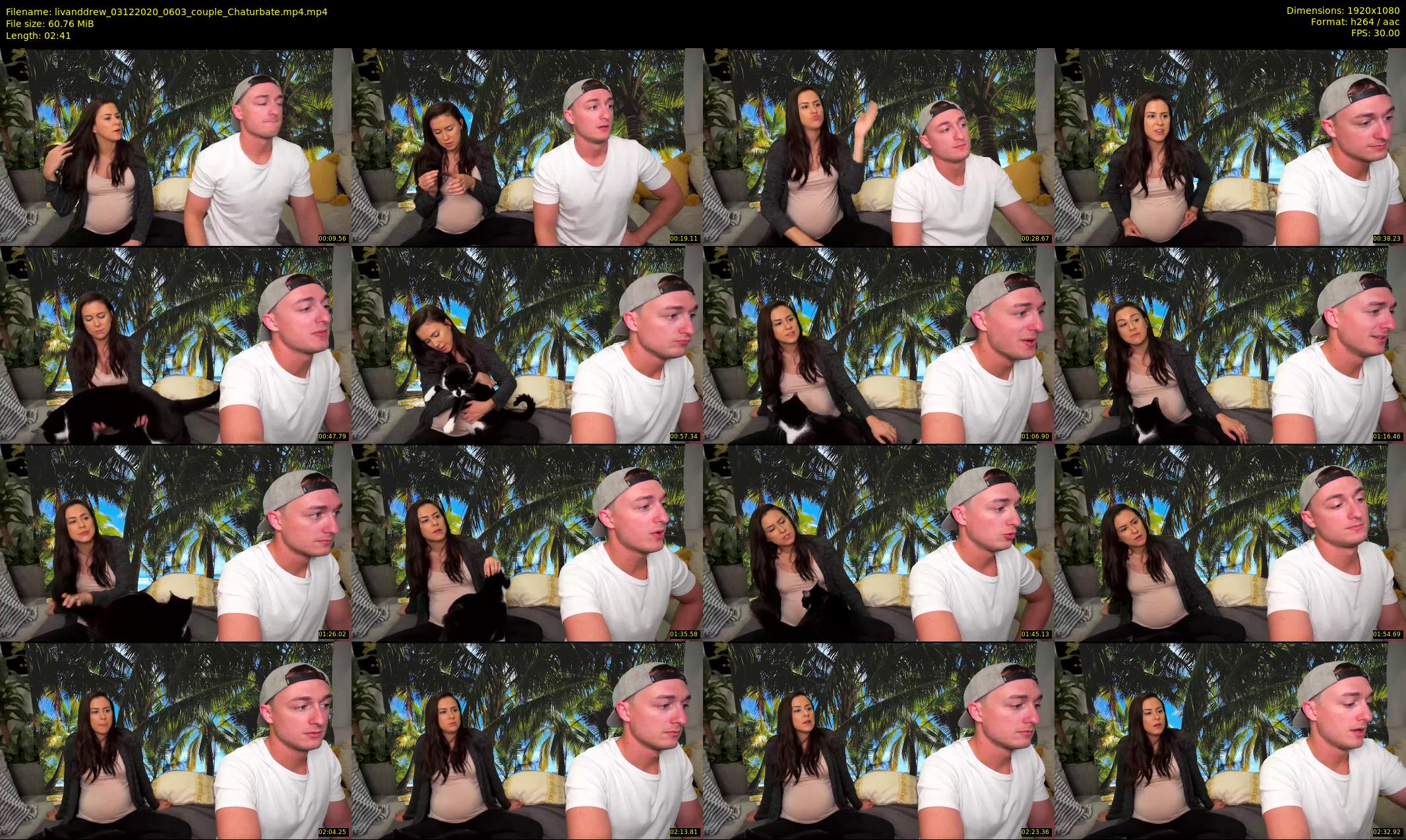 livanddrew — 3 minute Chaturbate couple cam show recording, 1080p, Dec 3, 2020