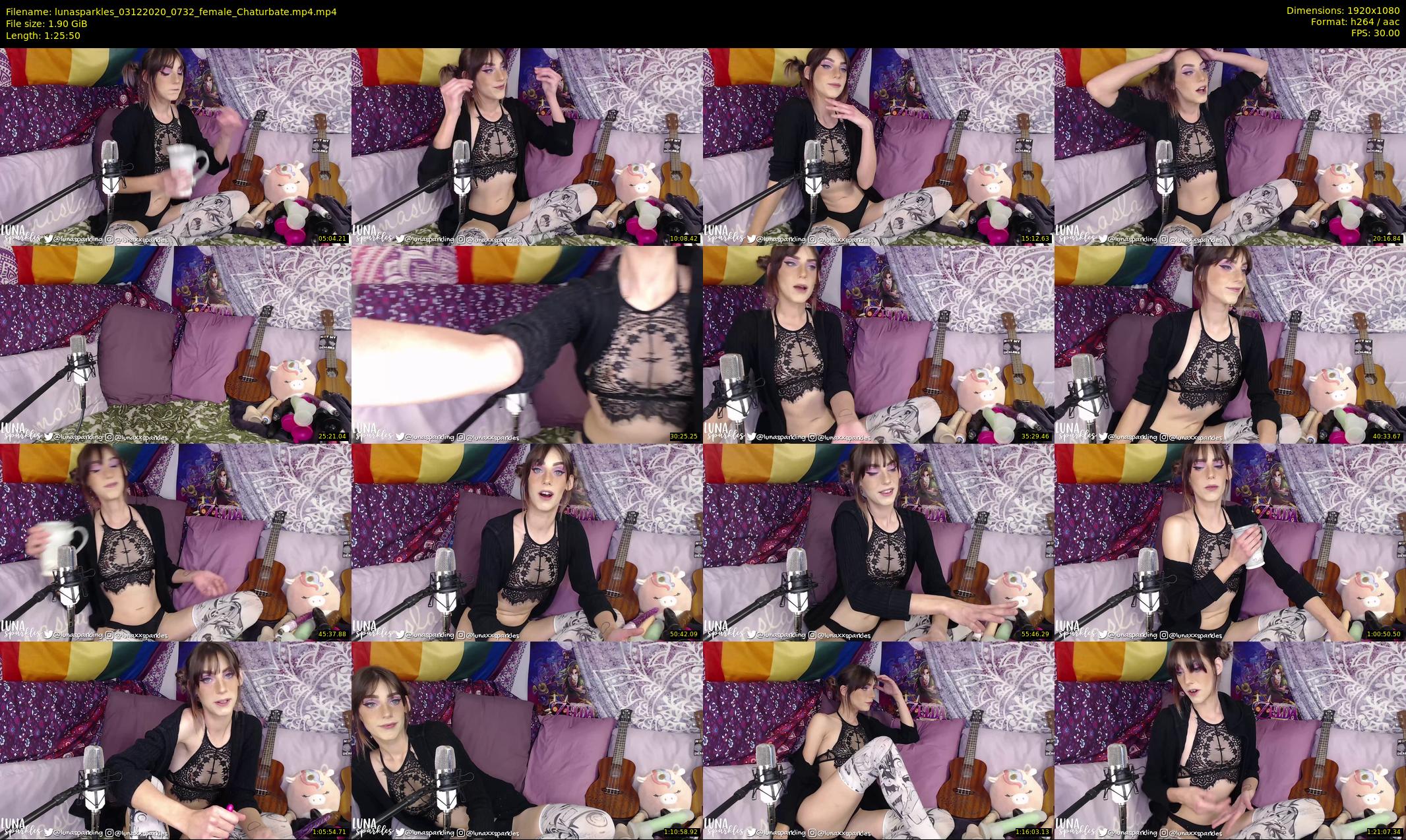 lunasparkles — 86 minute Chaturbate female cam show recording, 1080p, Dec 3, 2020