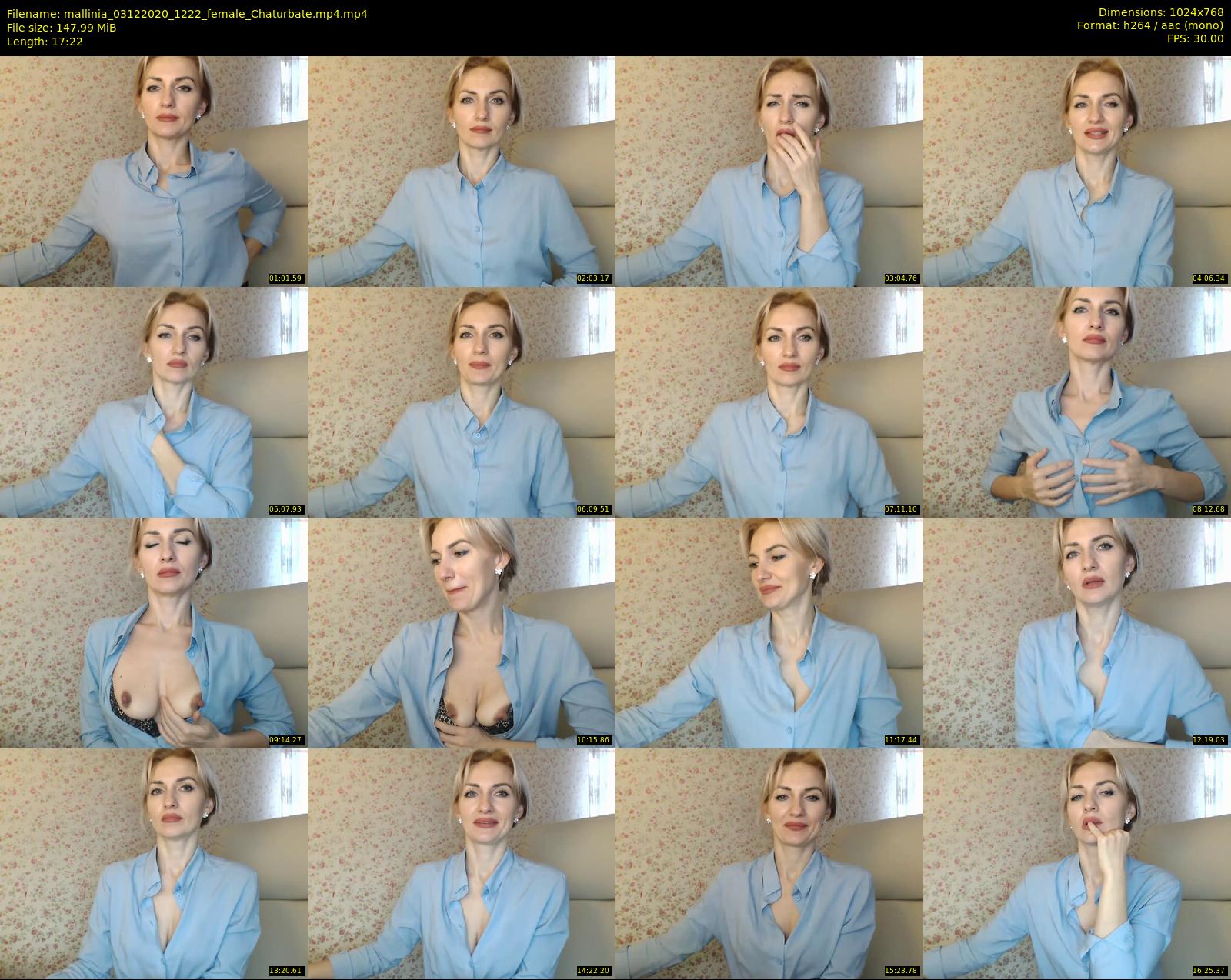 mallinia — 18 minute Chaturbate female cam show recording, 720p, Dec 3, 2020