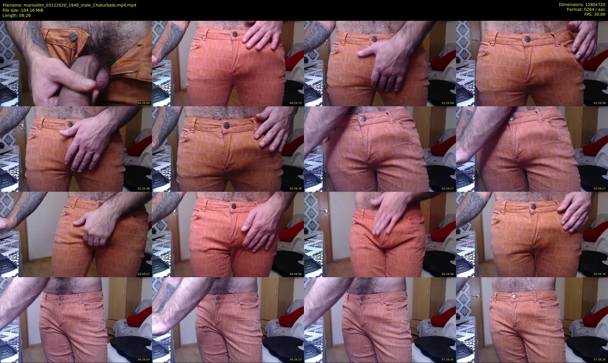marioslim — 9 minute Chaturbate male cam show recording, 720p, Dec 3, 2020
