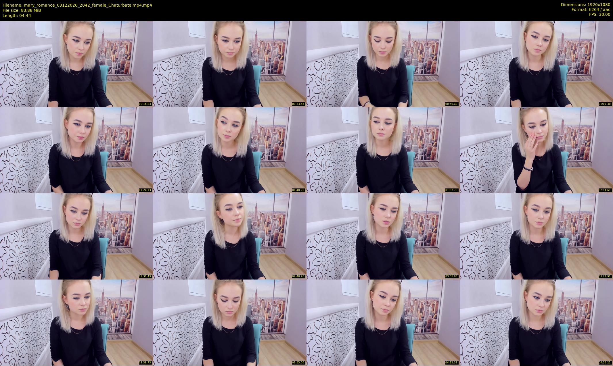 mary_romance — 5 minute Chaturbate female cam show recording, 1080p, Dec 3, 2020