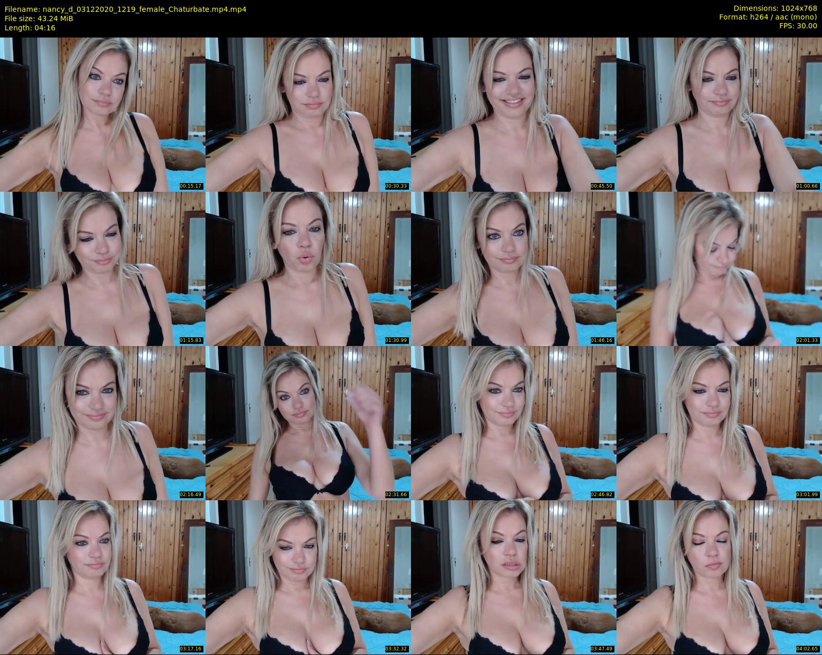 nancy_d — 5 minute Chaturbate female cam show recording, 720p, Dec 3, 2020