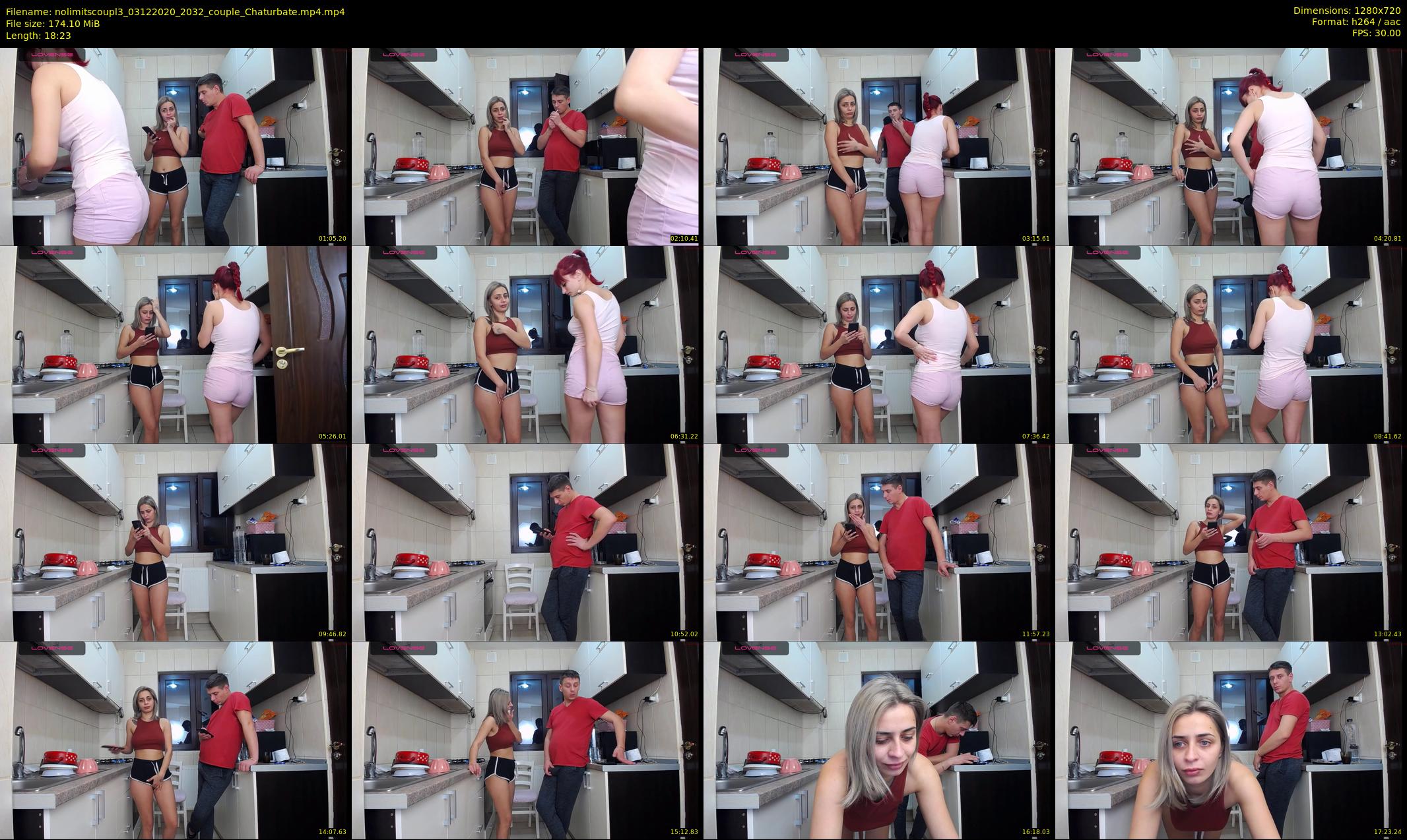 nolimitscoupl3 — 19 minute Chaturbate couple cam show recording, 720p, Dec 3, 2020