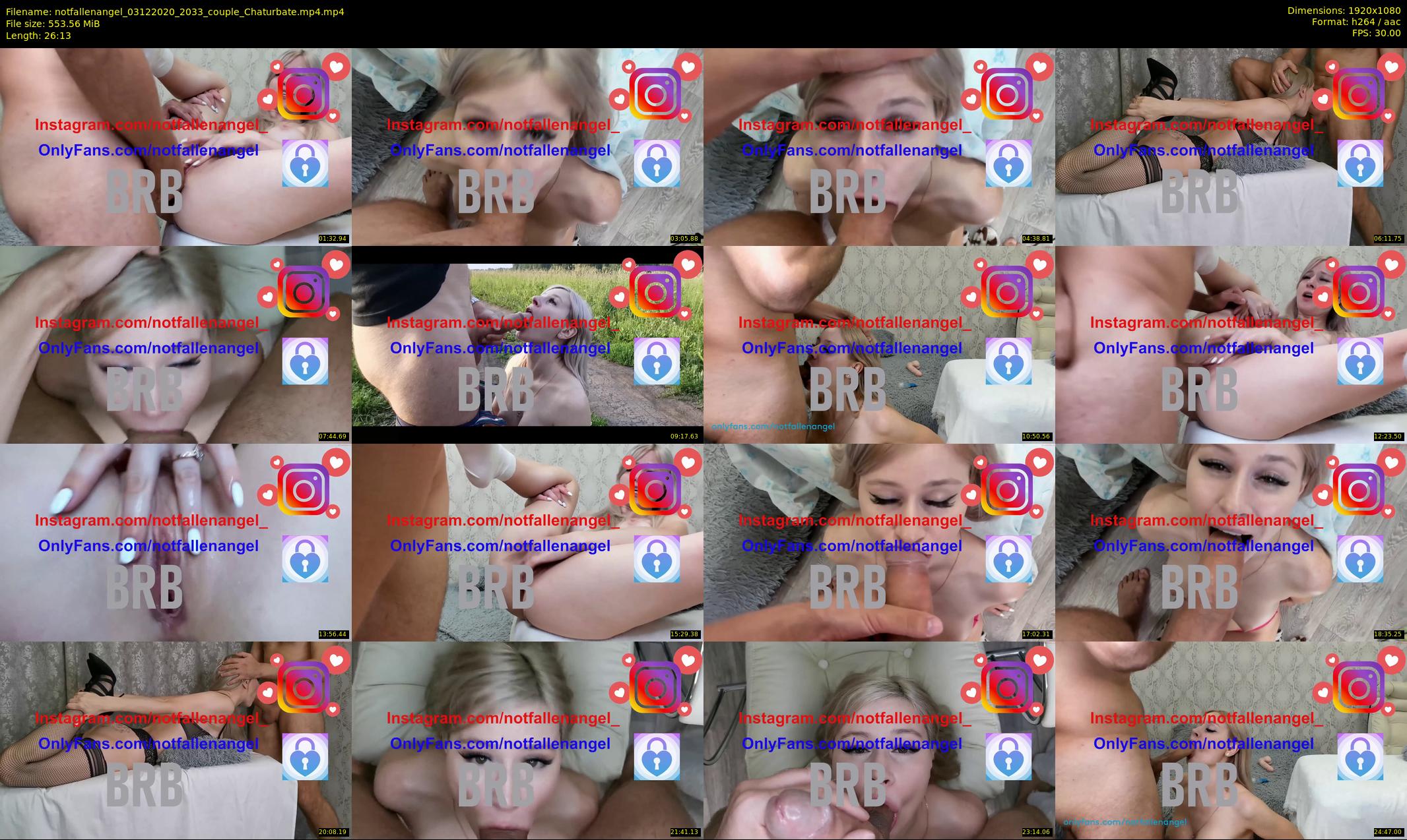 notfallenangel — 27 minute Chaturbate couple cam show recording, 1080p, Dec 3, 2020