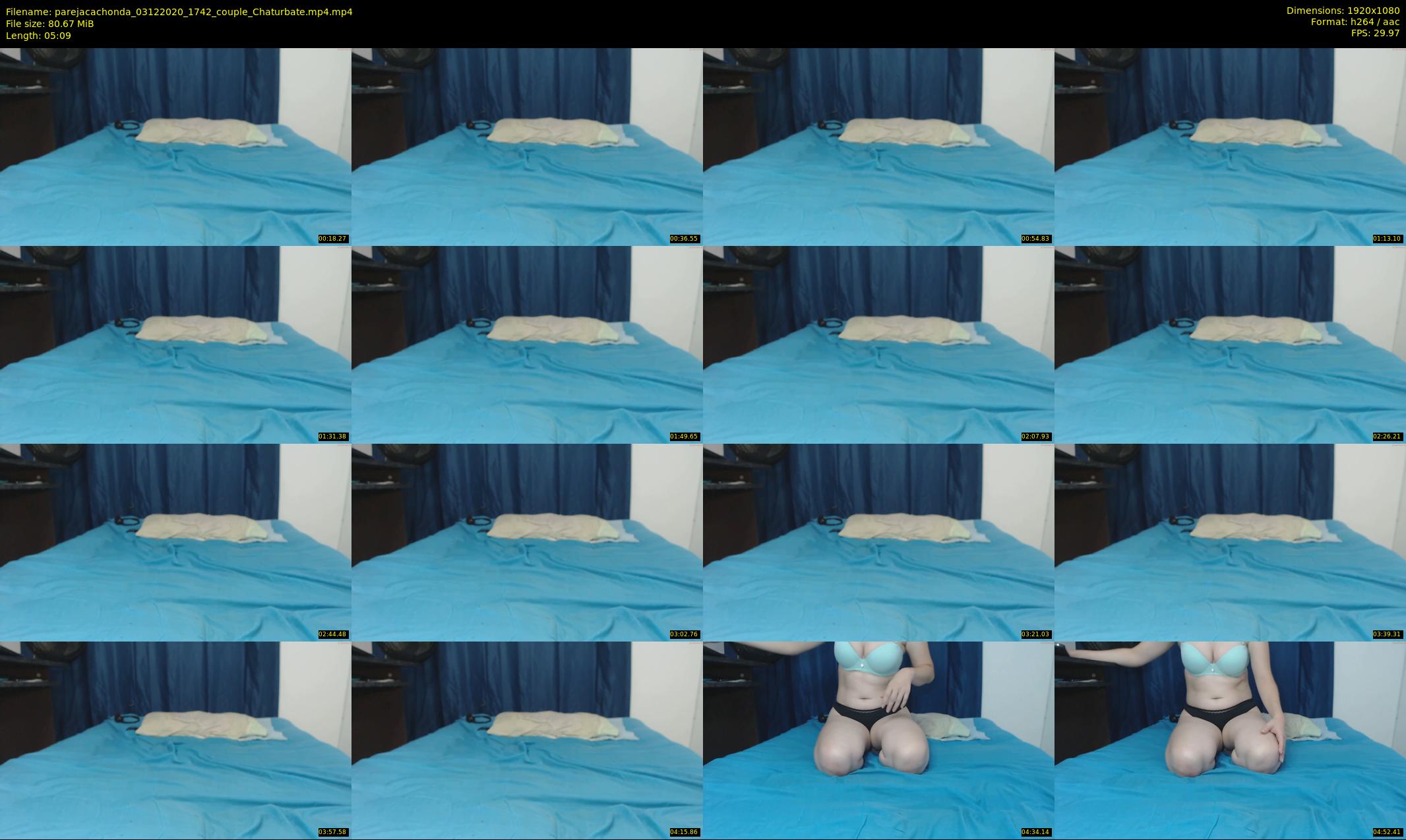 parejacachonda — 6 minute Chaturbate couple cam show recording, 1080p, Dec 3, 2020