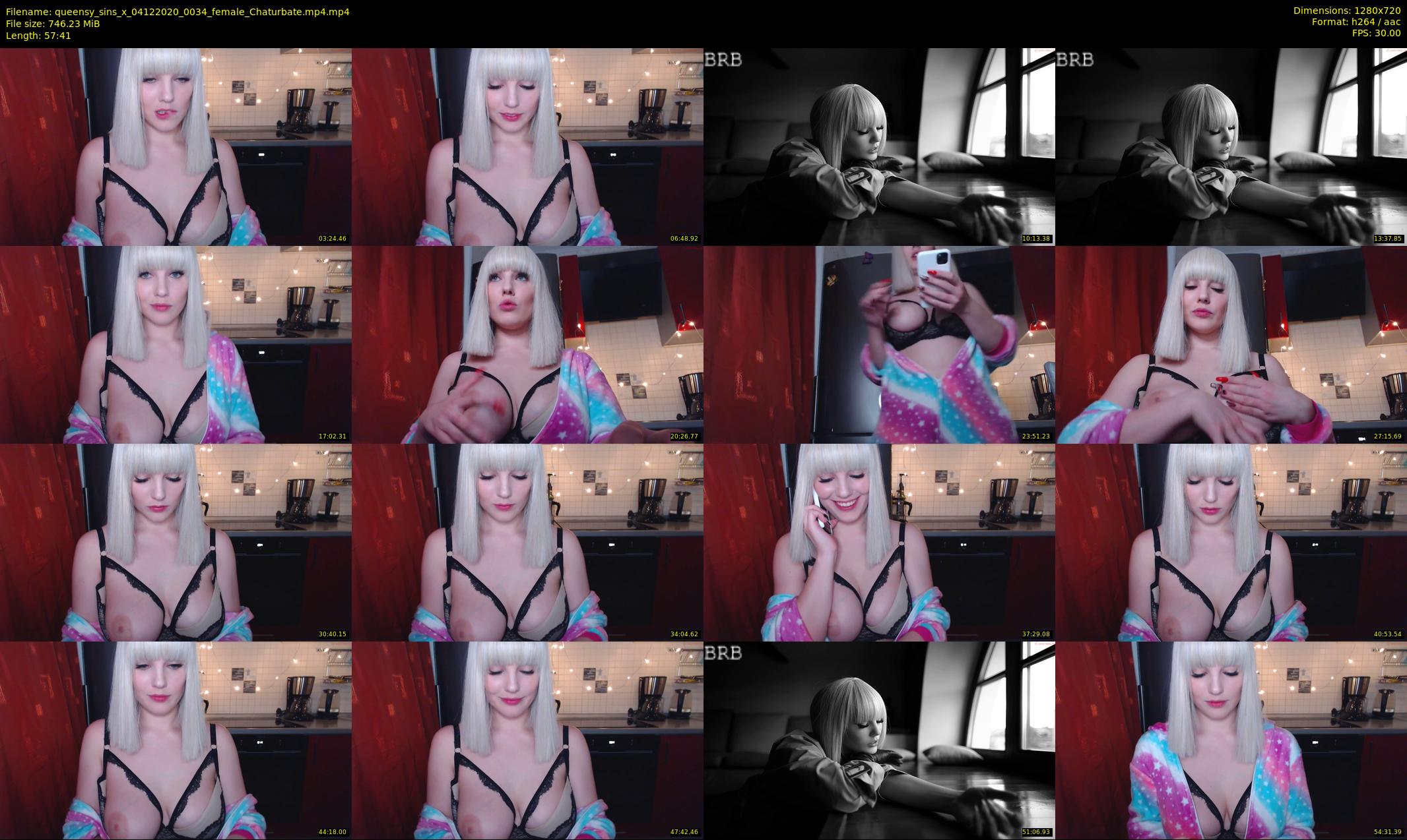queensy_sins_x — 58 minute Chaturbate female cam show recording, 720p, Dec 4, 2020