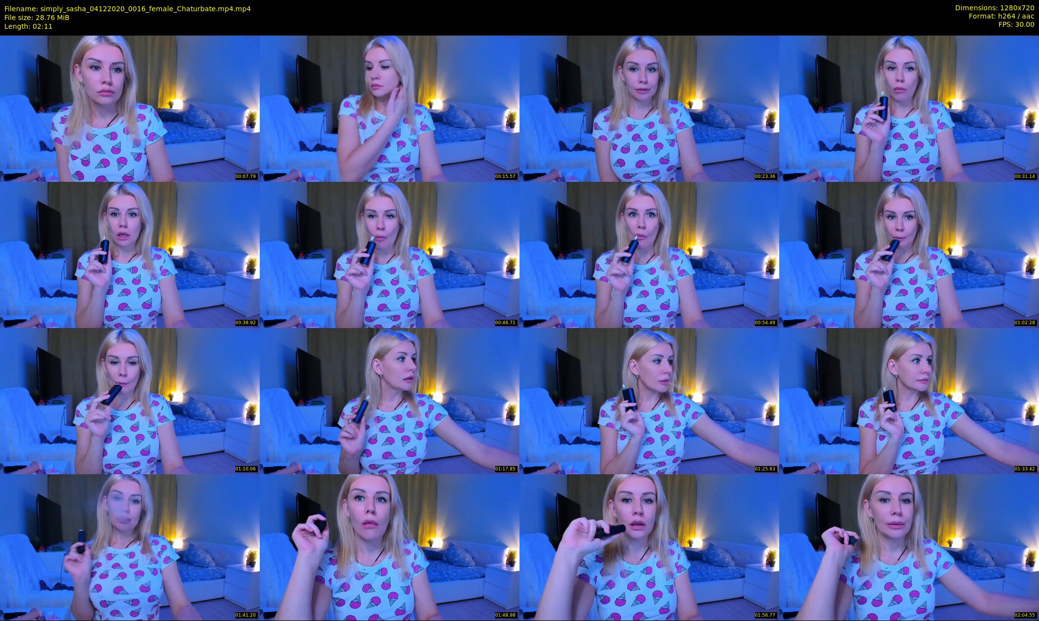 simply_sasha — 3 minute Chaturbate female cam show recording, 720p, Dec 4, 2020