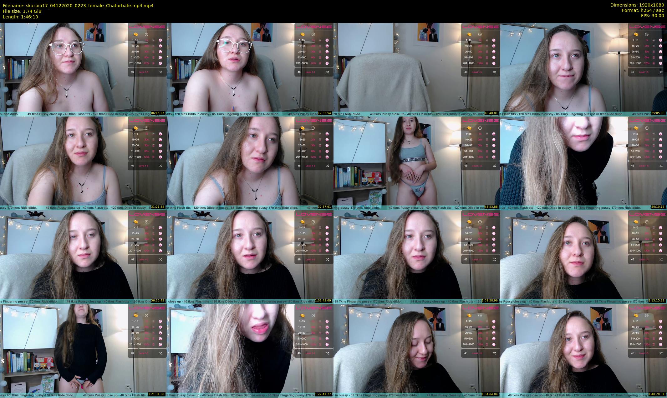 skarpio17 — 107 minute Chaturbate female cam show recording, 1080p, Dec 4, 2020