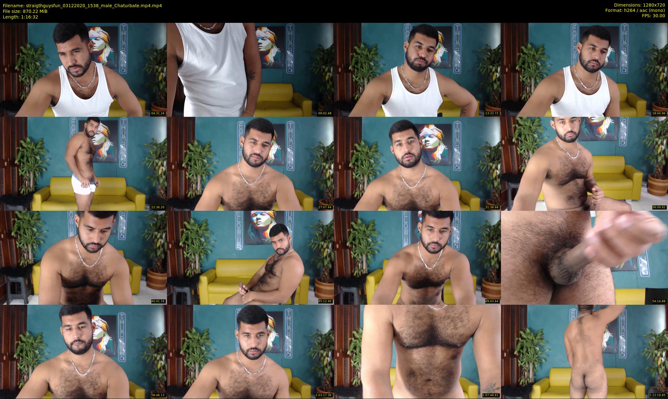 straigthguysfun — 77 minute Chaturbate male cam show recording, 720p, Dec 3, 2020