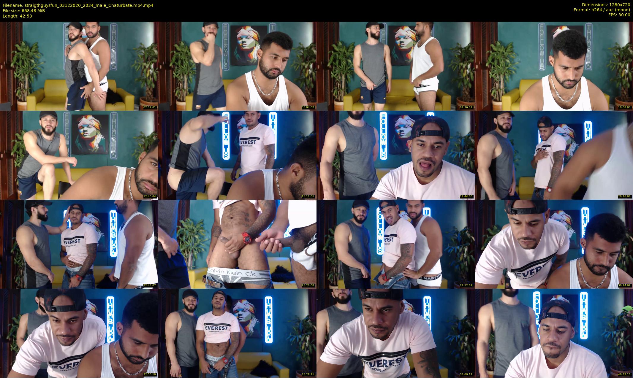 straigthguysfun — 43 minute Chaturbate male cam show recording, 720p, Dec 3, 2020