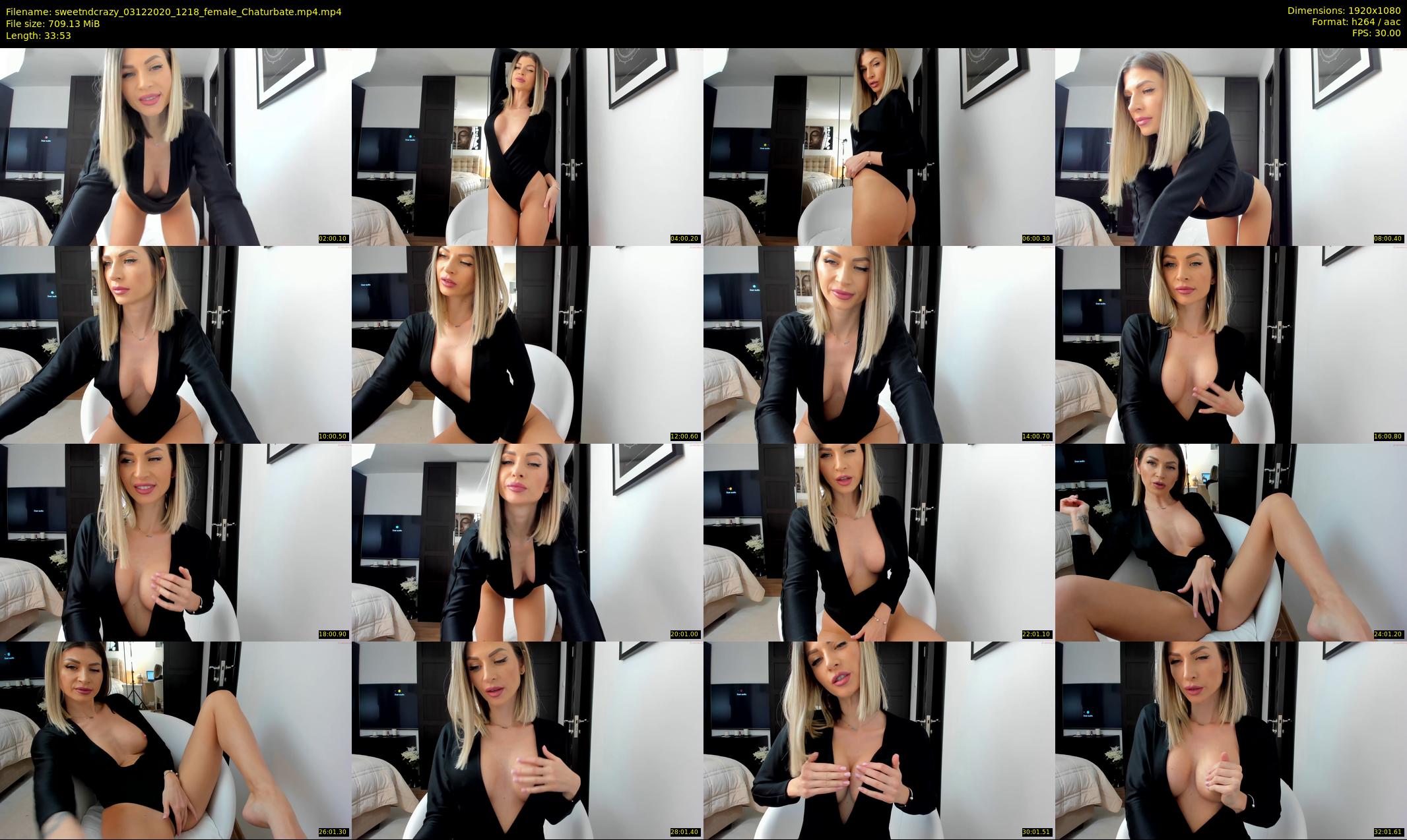 sweetndcrazy — 34 minute Chaturbate female cam show recording, 1080p, Dec 3, 2020