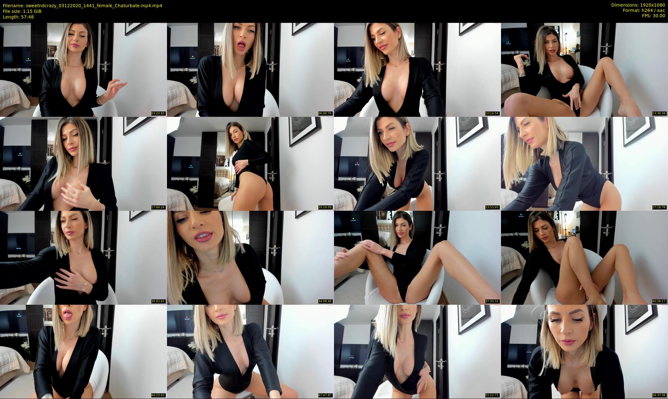 sweetndcrazy — 58 minute Chaturbate female cam show recording, 1080p, Dec 3, 2020