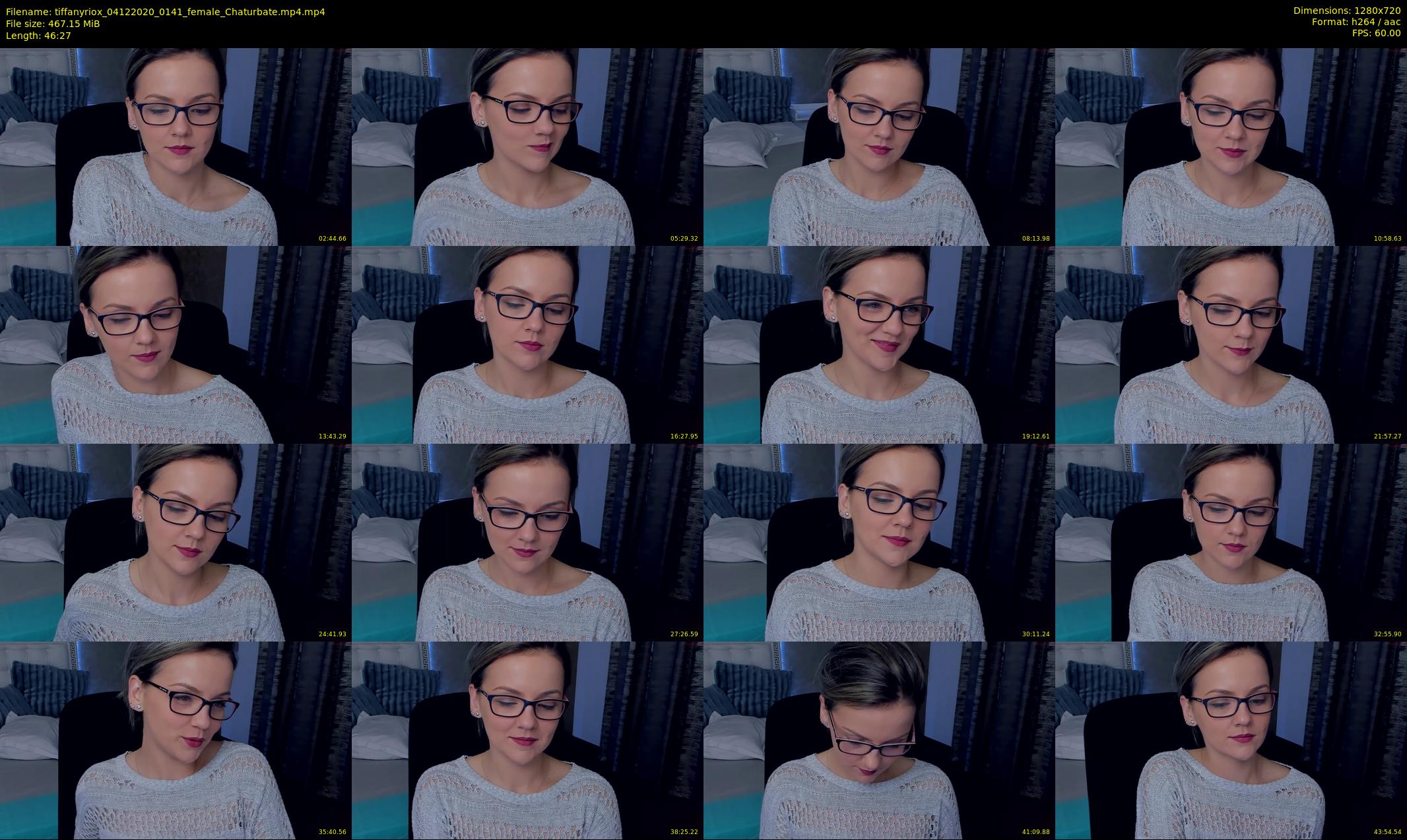tiffanyriox — 47 minute Chaturbate female cam show recording, 720p, Dec 4, 2020