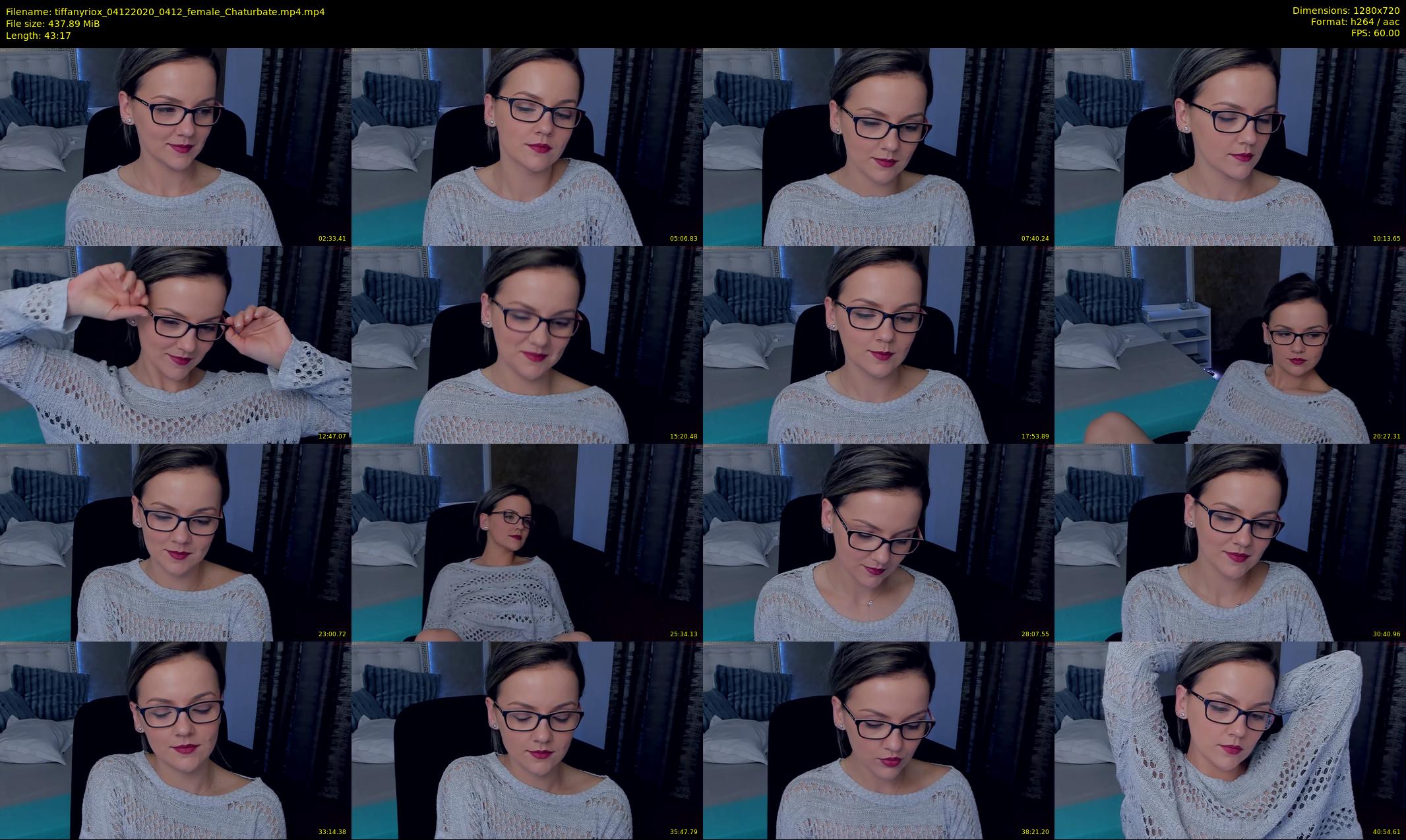 tiffanyriox — 44 minute Chaturbate female cam show recording, 720p, Dec 4, 2020