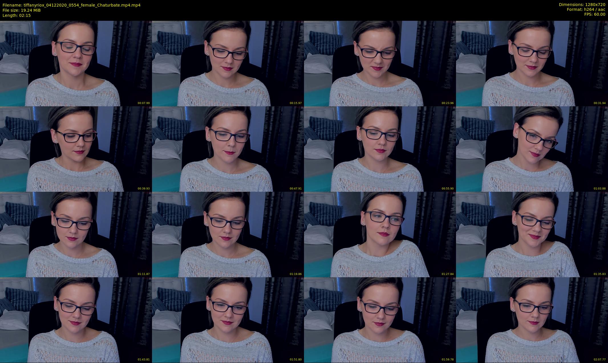 tiffanyriox — 3 minute Chaturbate female cam show recording, 720p, Dec 4, 2020