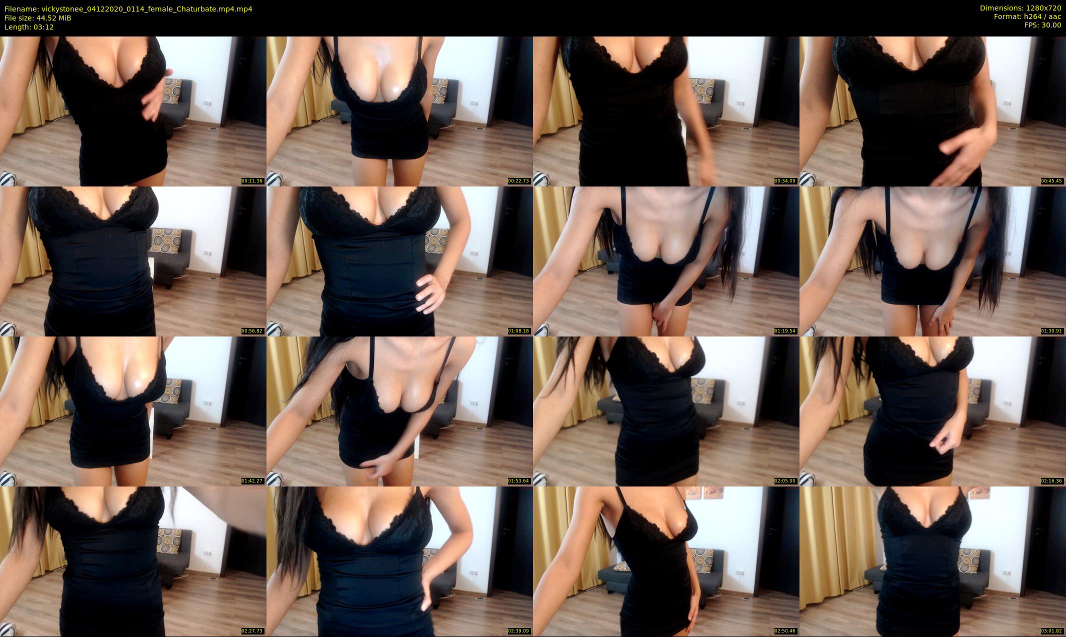 vickystonee — 4 minute Chaturbate female cam show recording, 720p, Dec 4, 2020