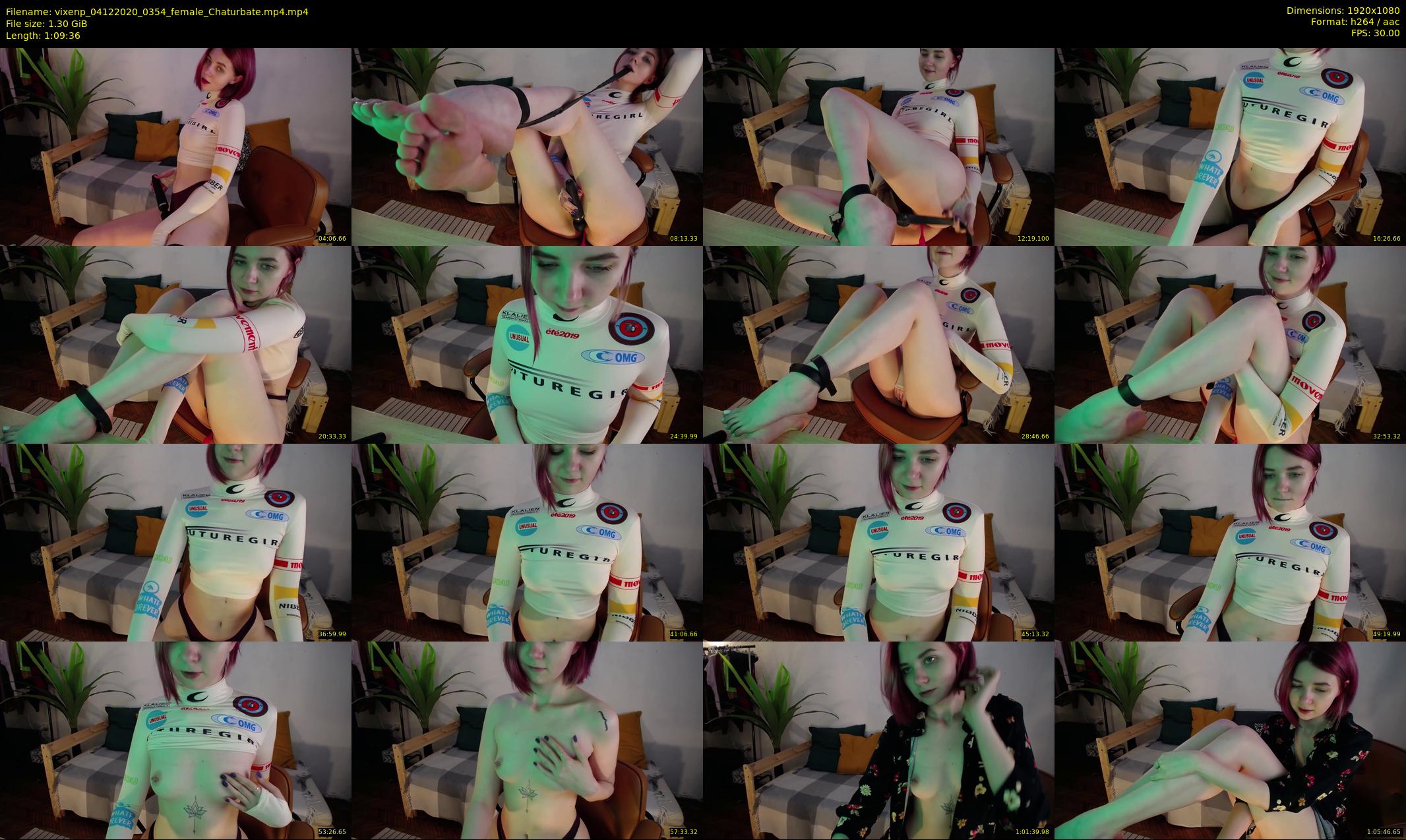 vixenp — 70 minute Chaturbate female cam show recording, 1080p, Dec 4, 2020