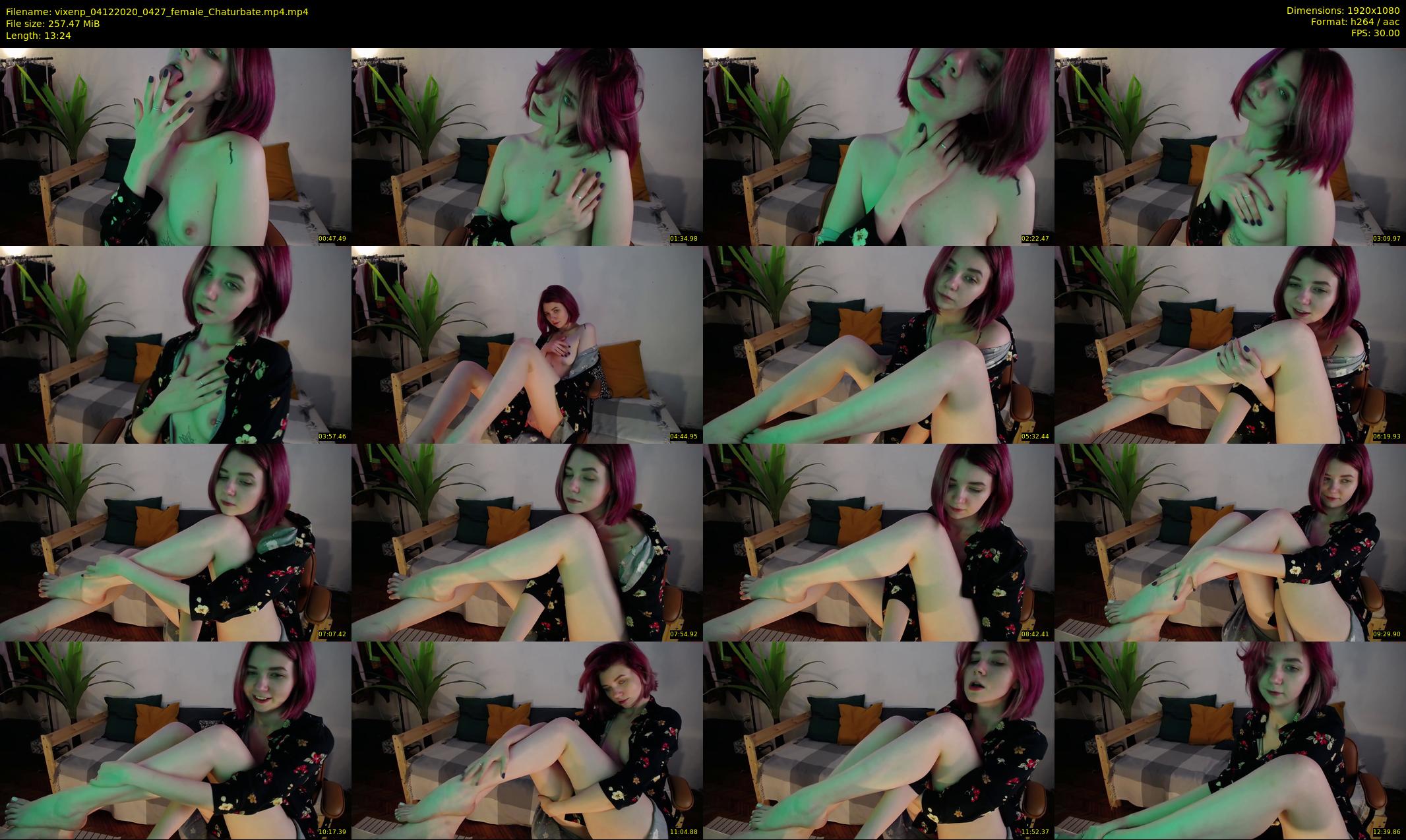 vixenp — 14 minute Chaturbate female cam show recording, 1080p, Dec 4, 2020