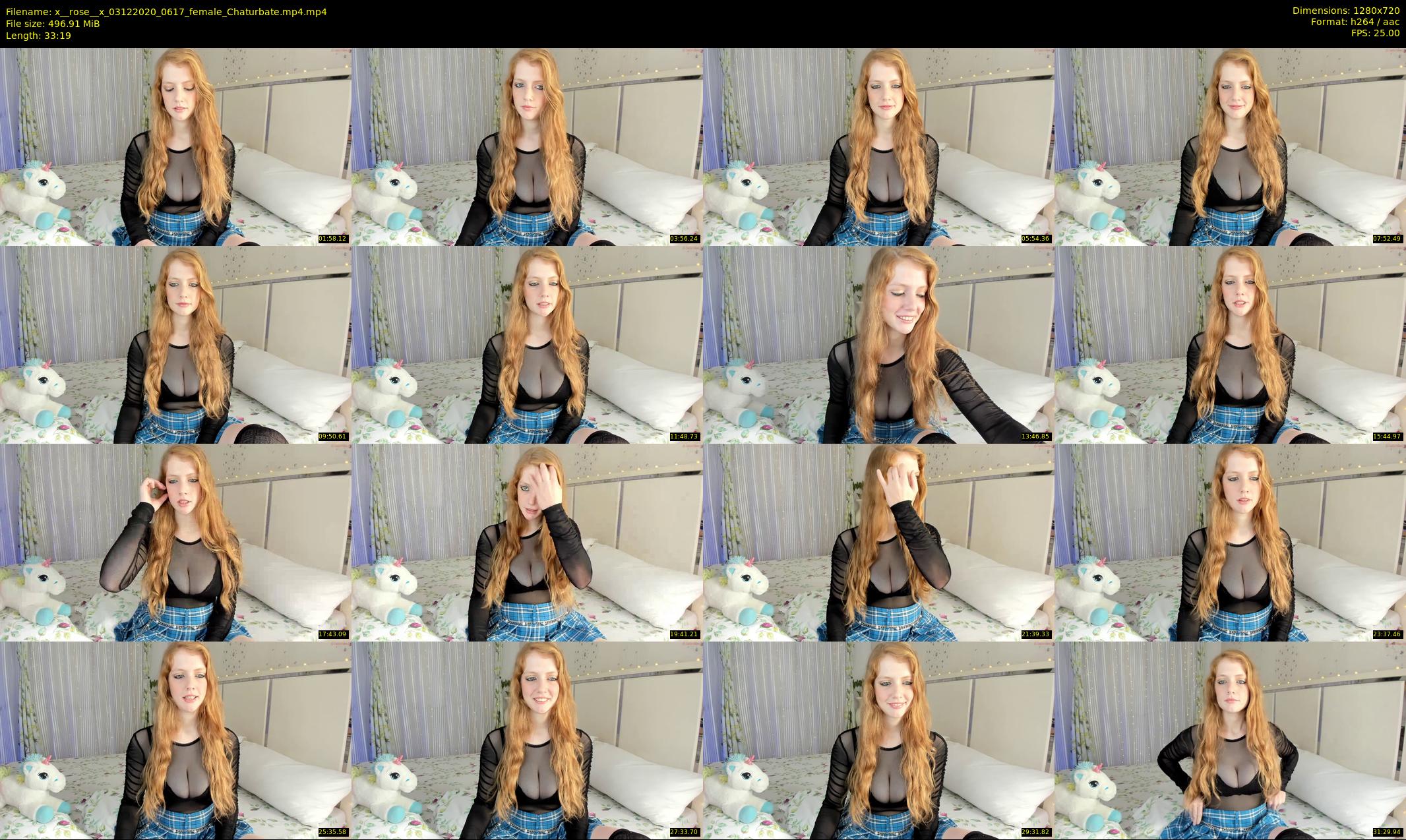 x__rose__x — 34 minute Chaturbate female cam show recording, 720p, Dec 3, 2020