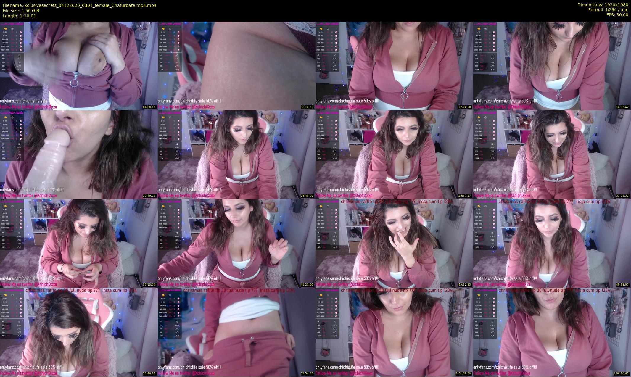 xclusivesecrets — 71 minute Chaturbate female cam show recording, 1080p, Dec 4, 2020
