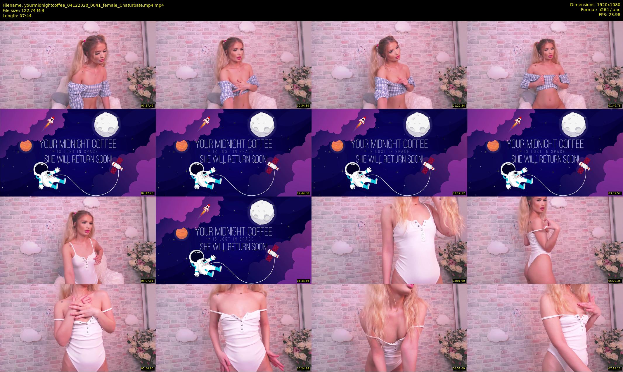 yourmidnightcoffee — 8 minute Chaturbate female cam show recording, 1080p, Dec 4, 2020