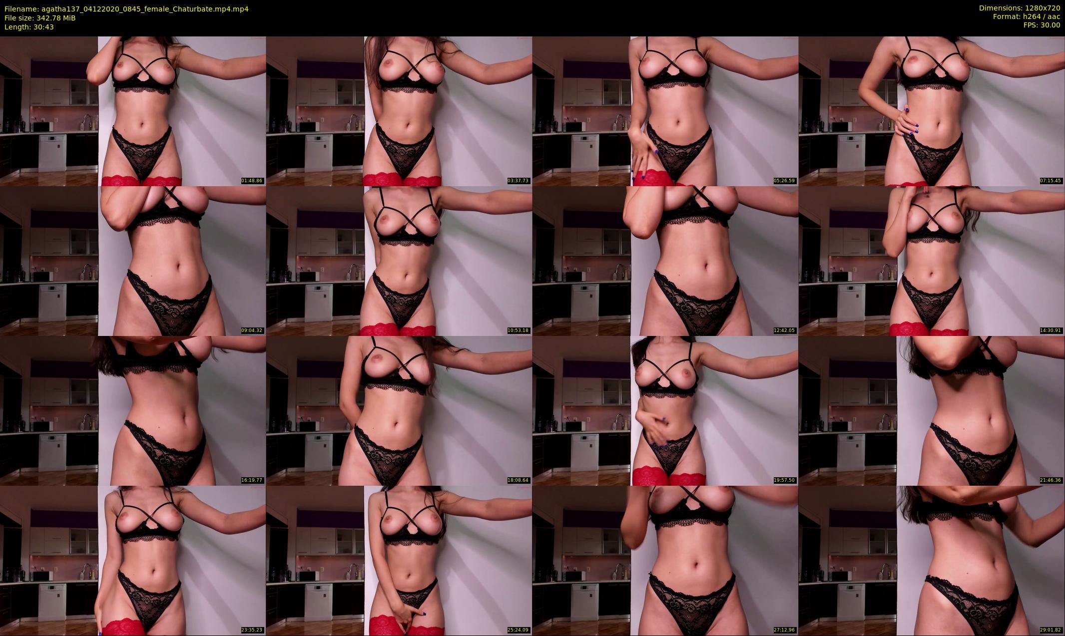 agatha137 — 31 minute Chaturbate female cam show recording, 720p, Dec 4, 2020