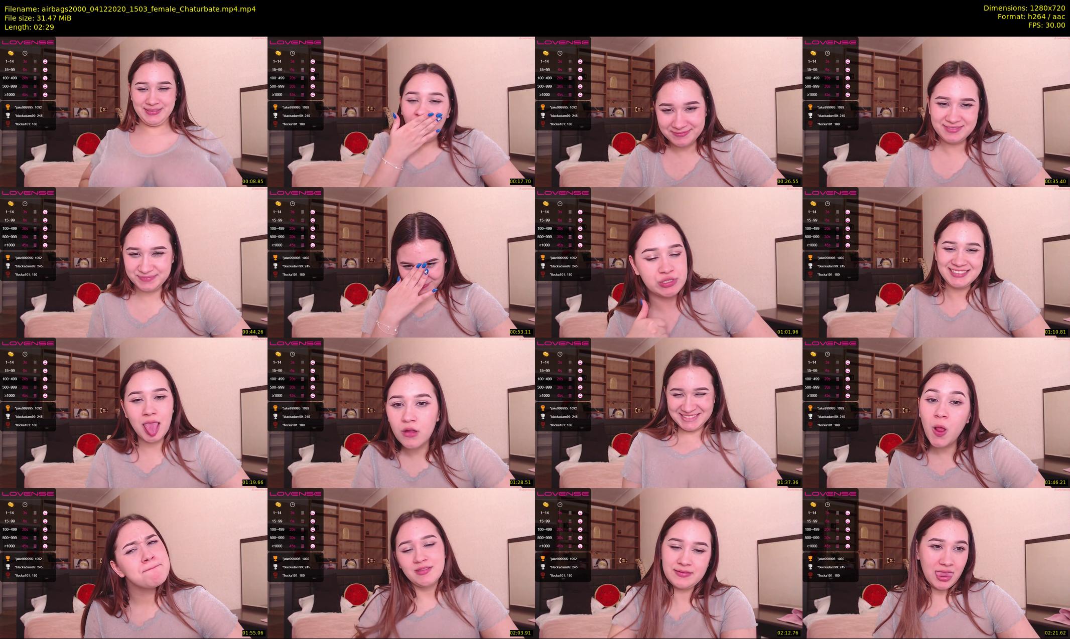 airbags2000 — 3 minute Chaturbate female cam show recording, 720p, Dec 4, 2020