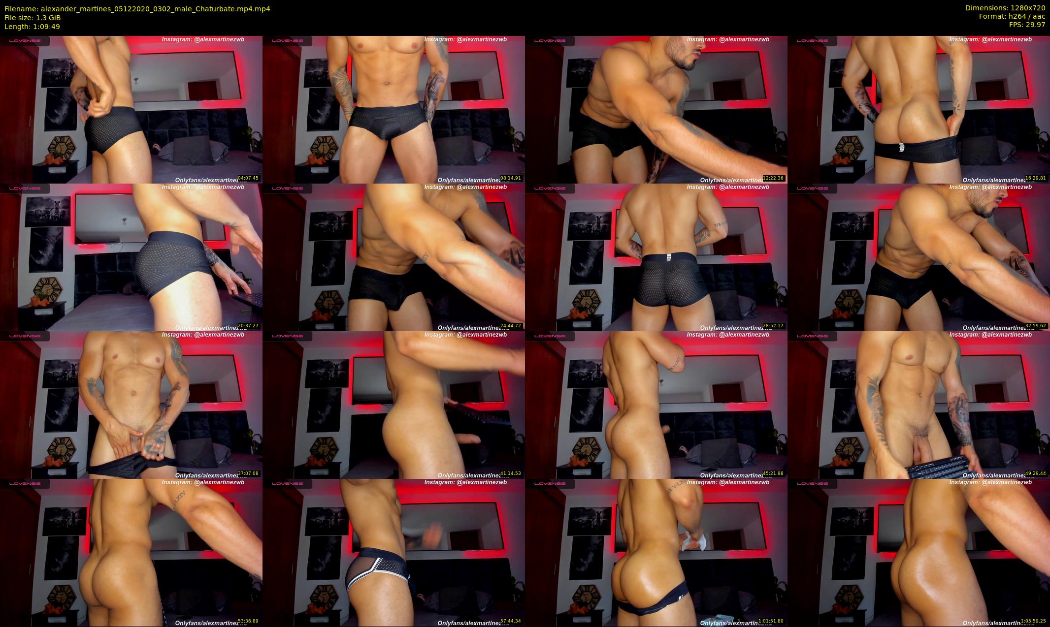 alexander_martines — 70 minute Chaturbate male cam show recording, 720p, Dec 5, 2020