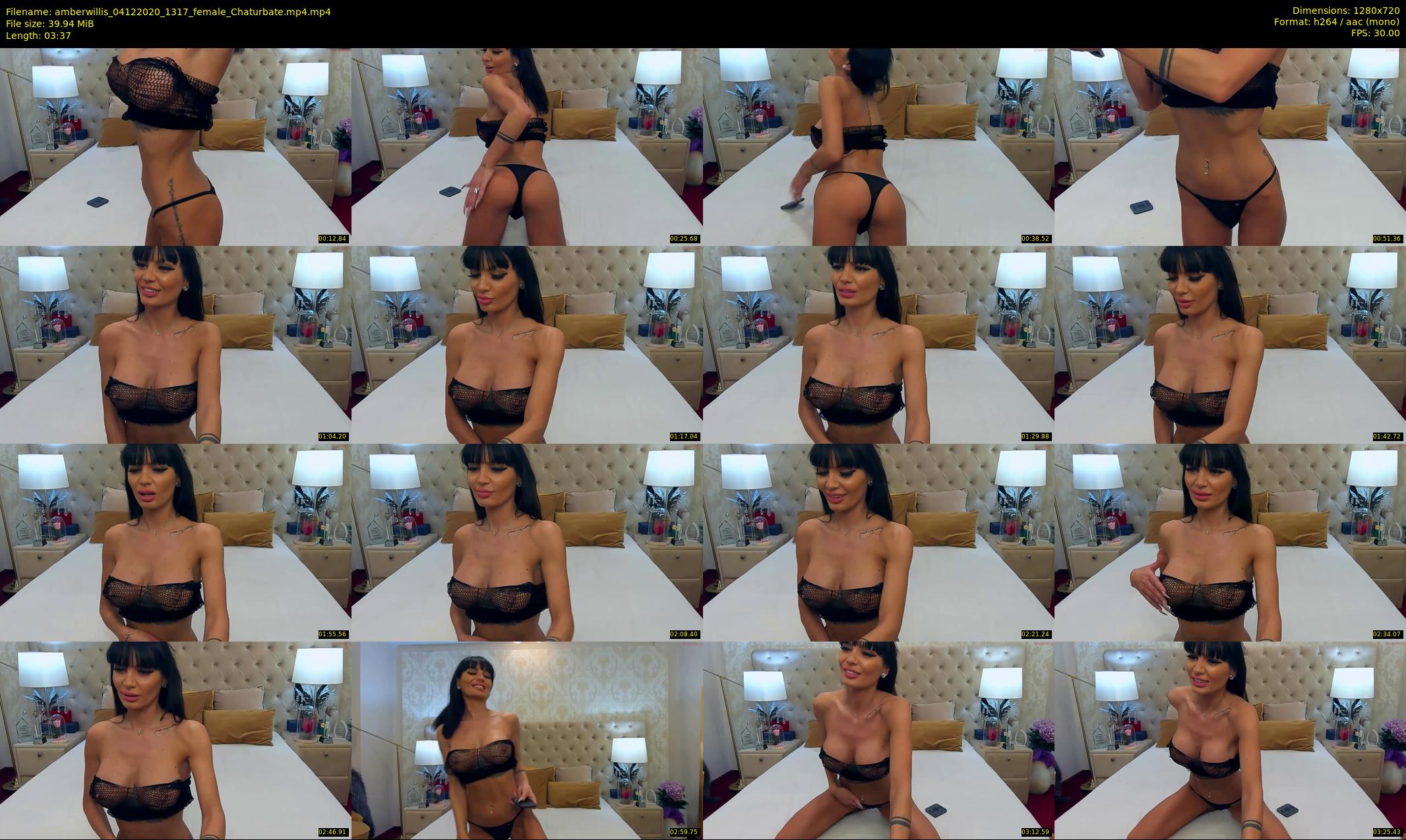 amberwillis — 4 minute Chaturbate female cam show recording, 720p, Dec 4, 2020