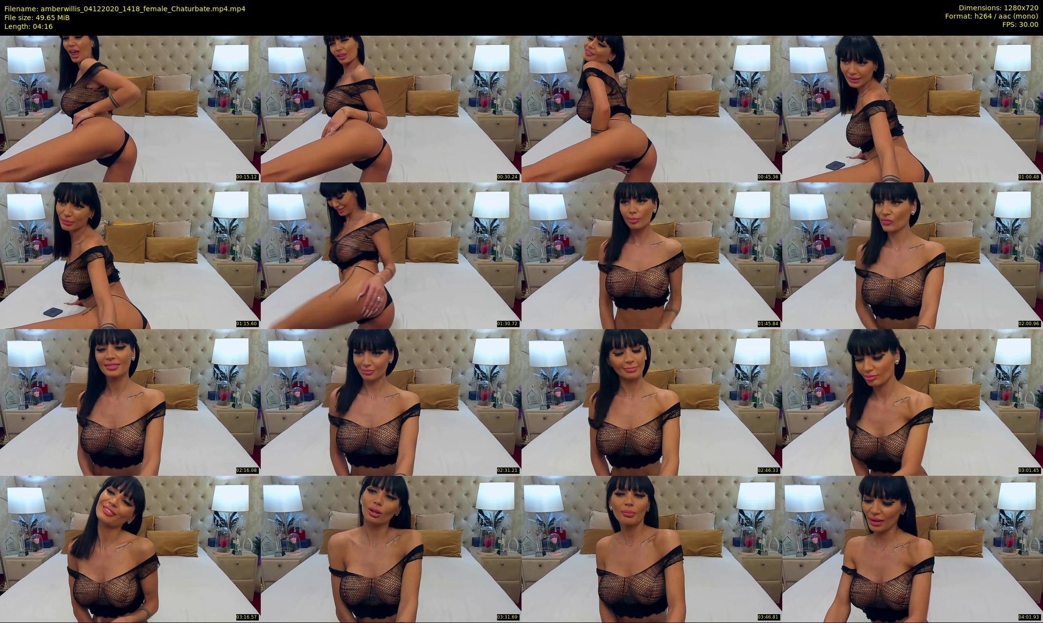 amberwillis — 5 minute Chaturbate female cam show recording, 720p, Dec 4, 2020