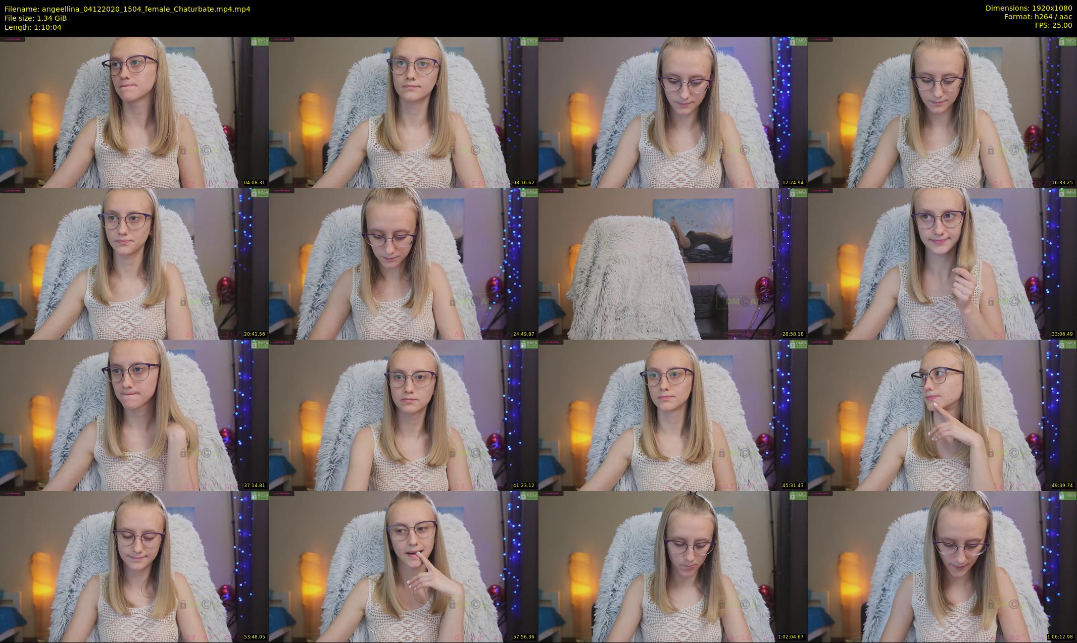 angeellina — 71 minute Chaturbate female cam show recording, 1080p, Dec 4, 2020