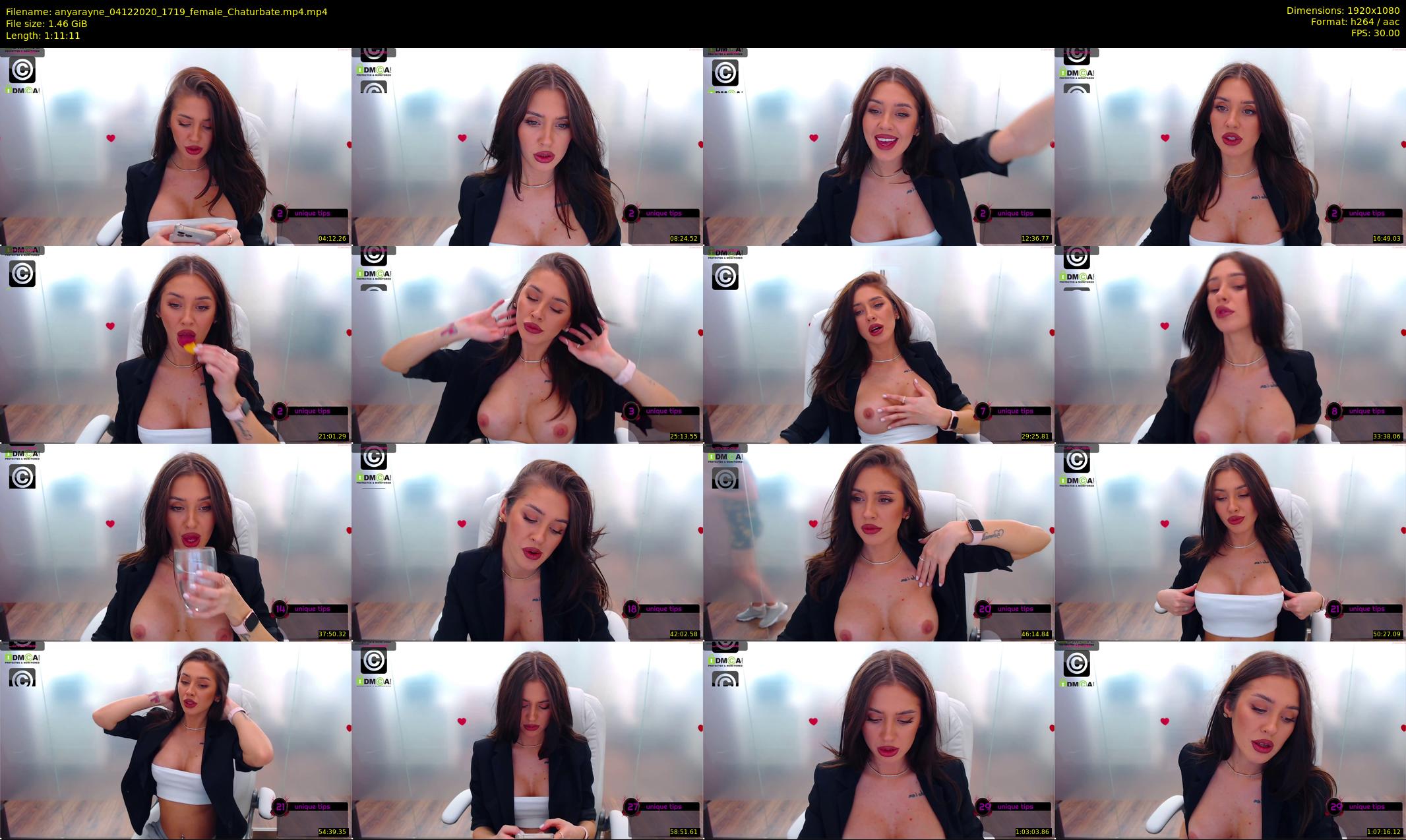 anyarayne — 72 minute Chaturbate female cam show recording, 1080p, Dec 4, 2020