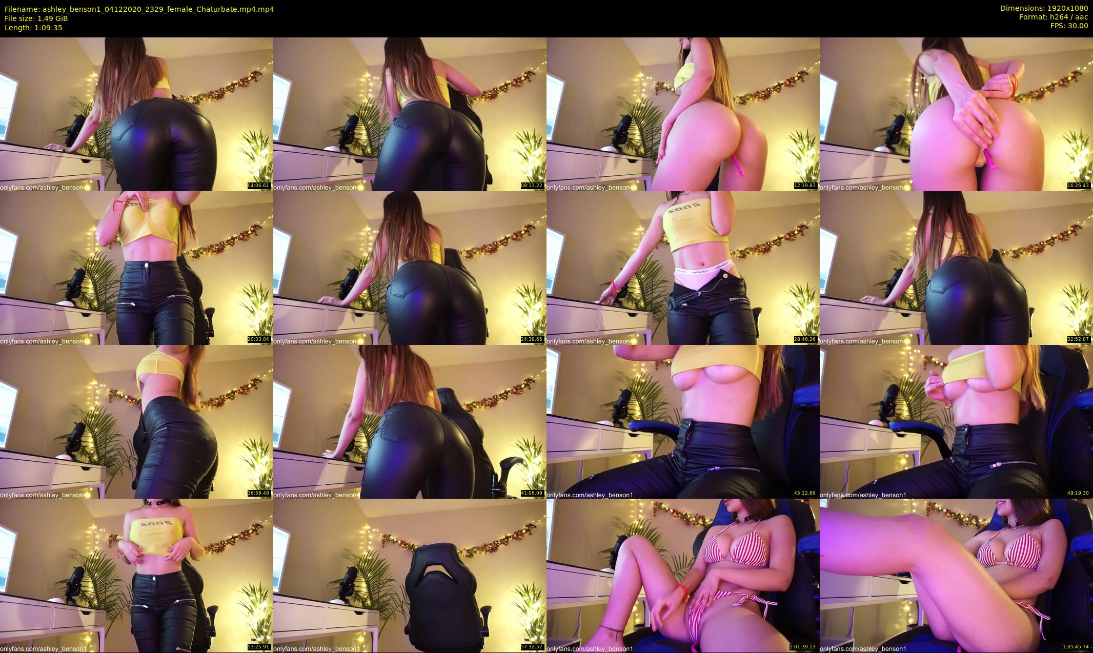 ashley_benson1 — 70 minute Chaturbate female cam show recording, 1080p, Dec 4, 2020