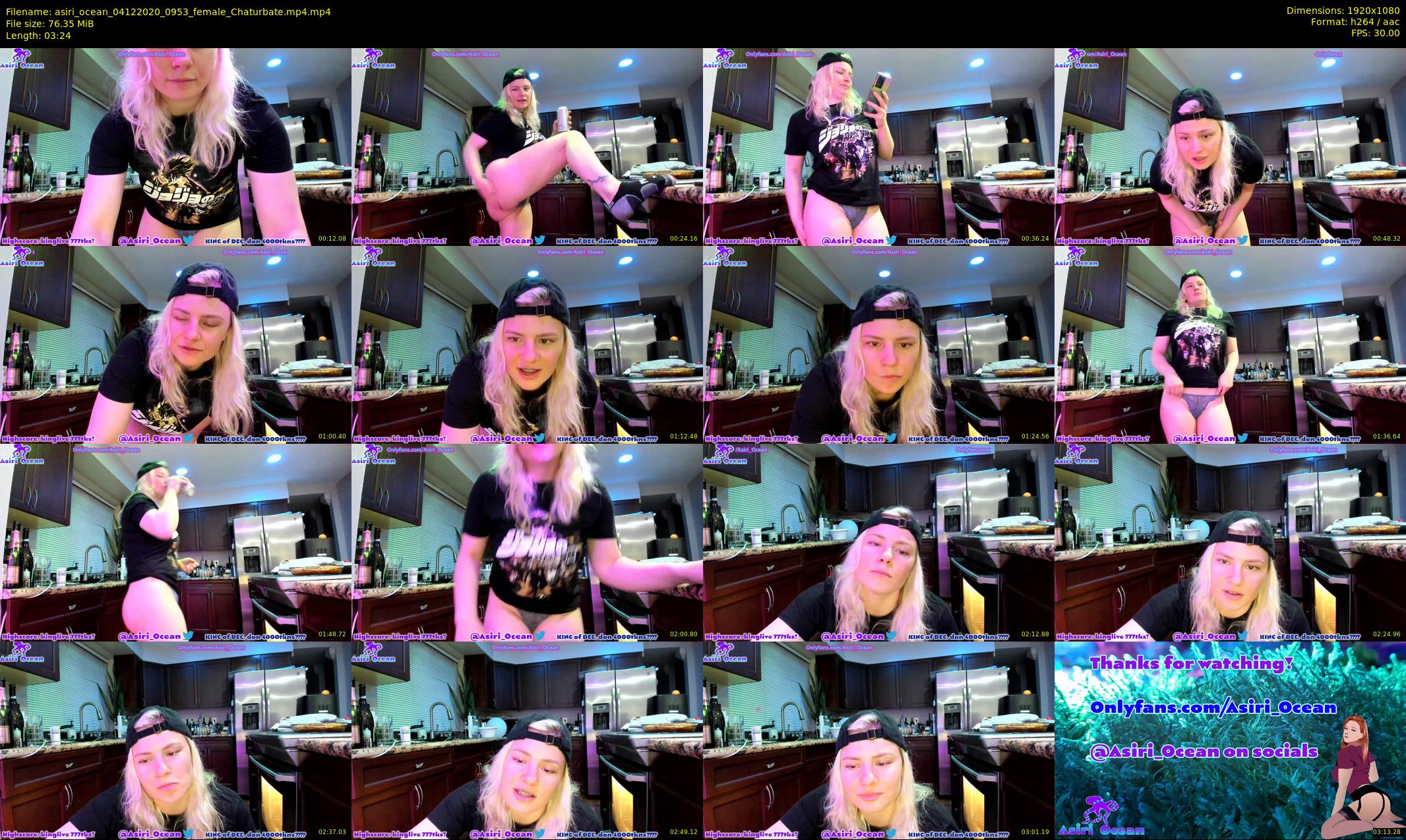 asiri_ocean — 4 minute Chaturbate female cam show recording, 1080p, Dec 4, 2020