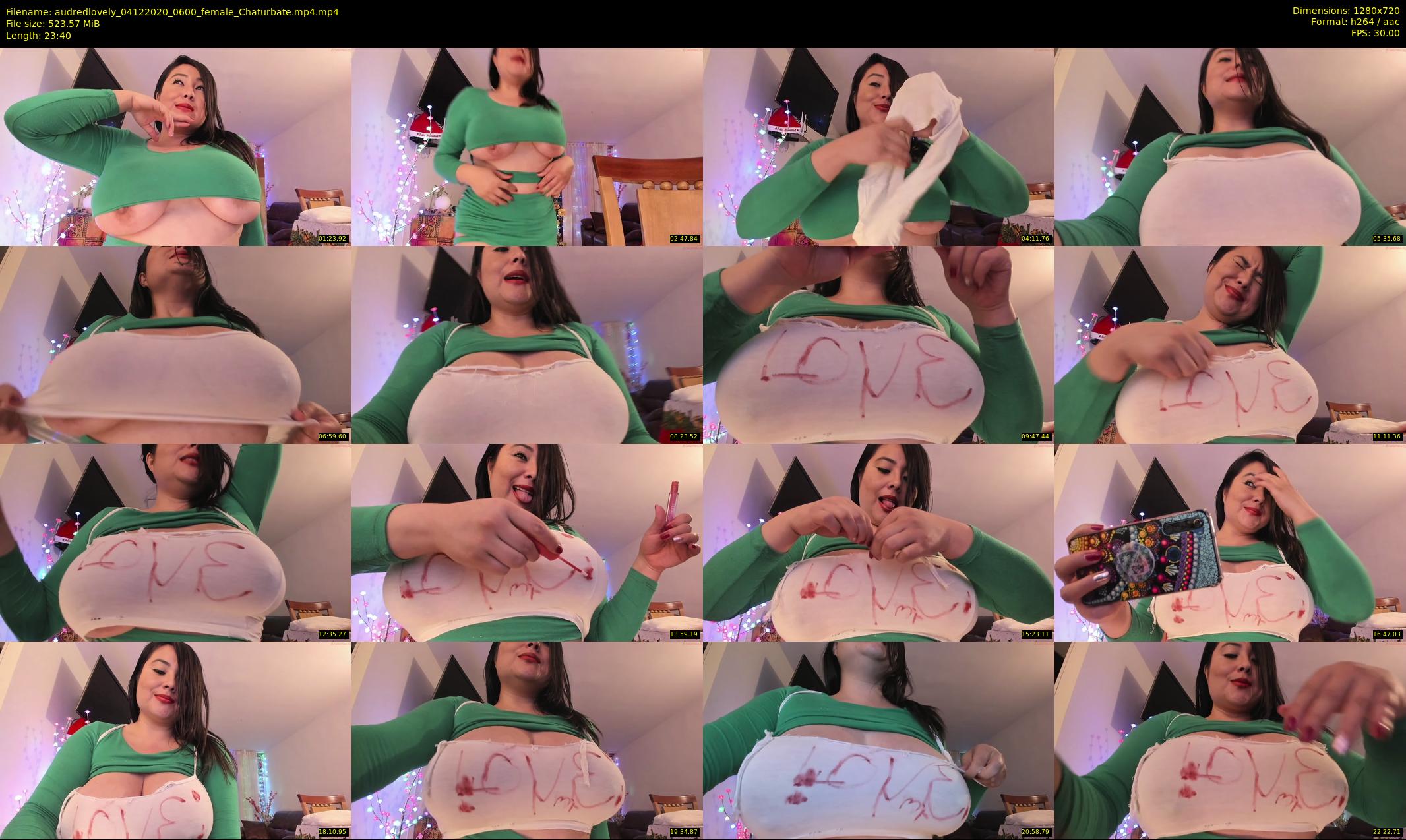 audredlovely — 24 minute Chaturbate female cam show recording, 720p, Dec 4, 2020