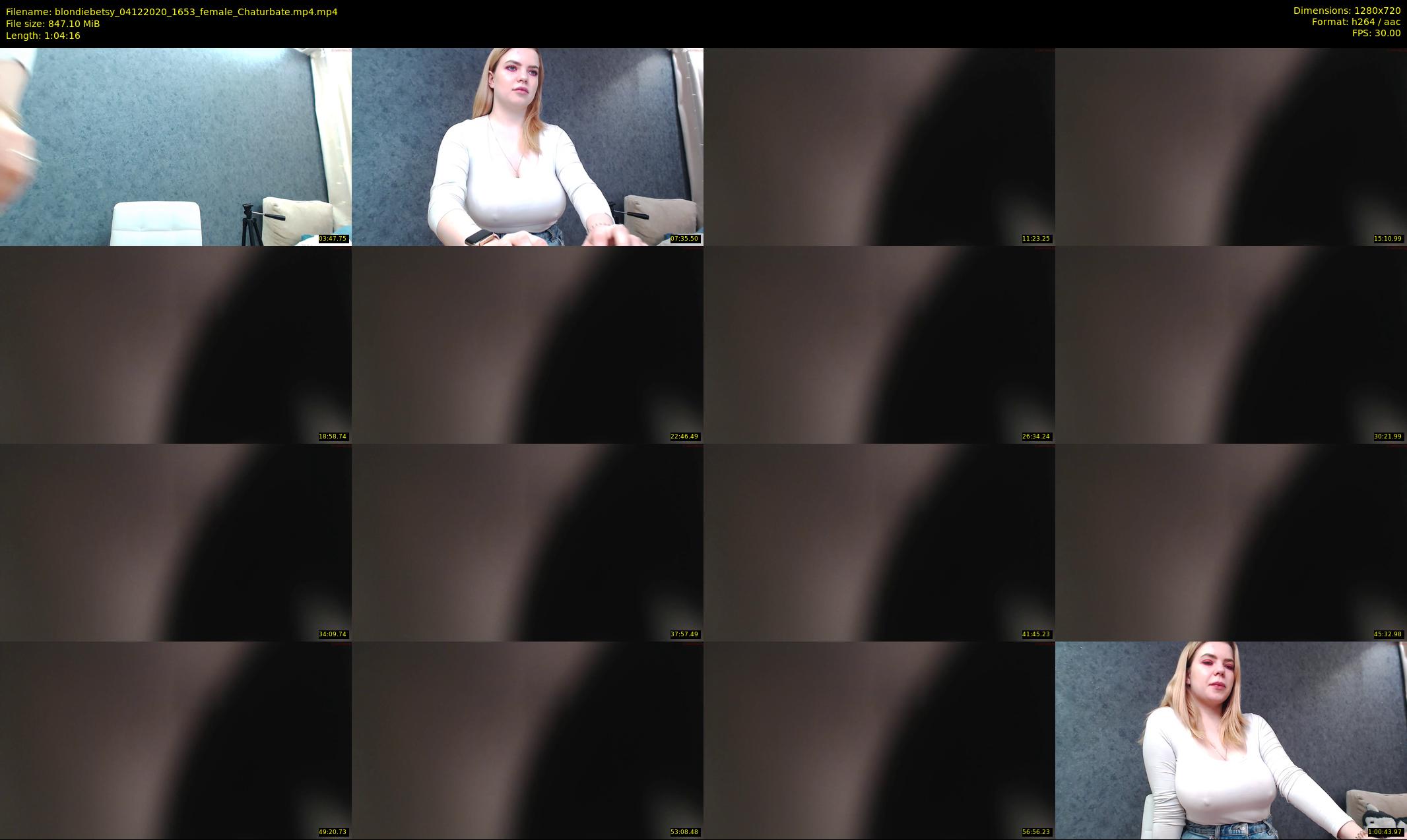 blondiebetsy — 65 minute Chaturbate female cam show recording, 720p, Dec 4, 2020