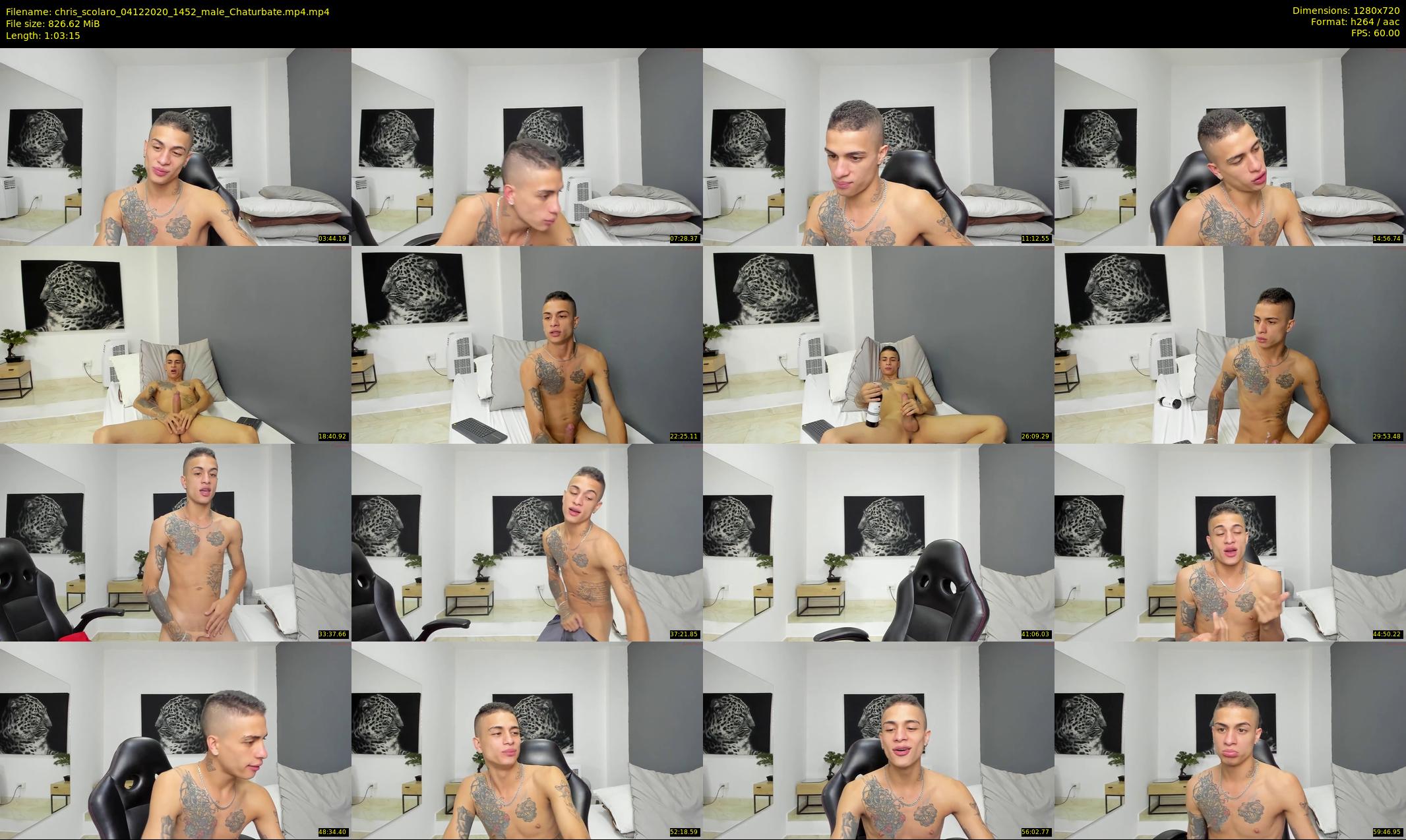 chris_scolaro — 64 minute Chaturbate male cam show recording, 720p, Dec 4, 2020
