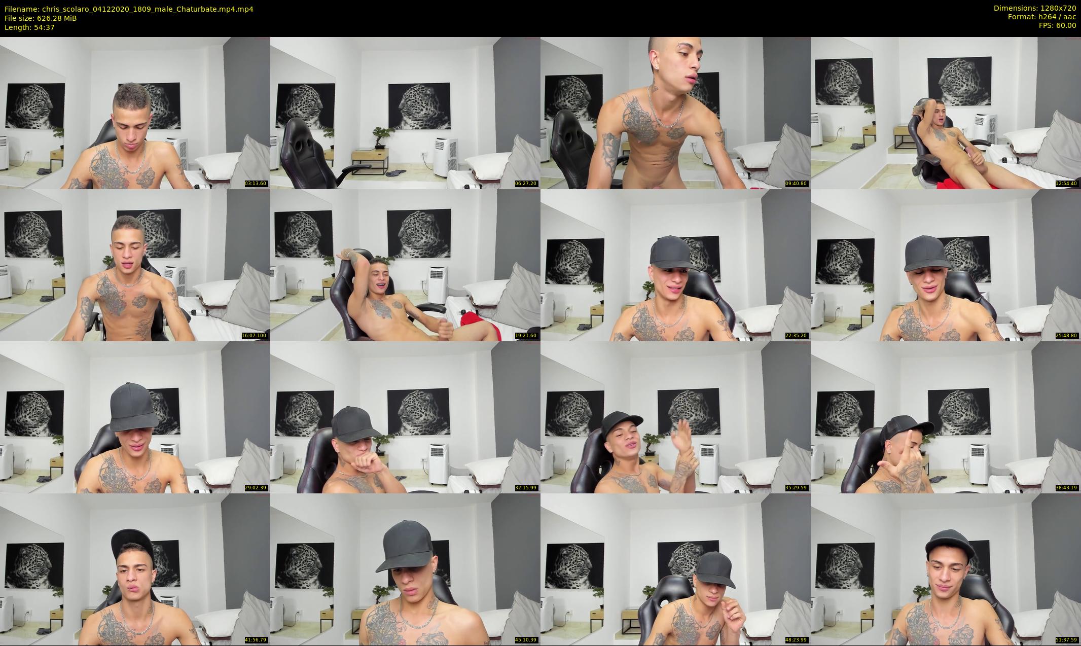 chris_scolaro — 55 minute Chaturbate male cam show recording, 720p, Dec 4, 2020