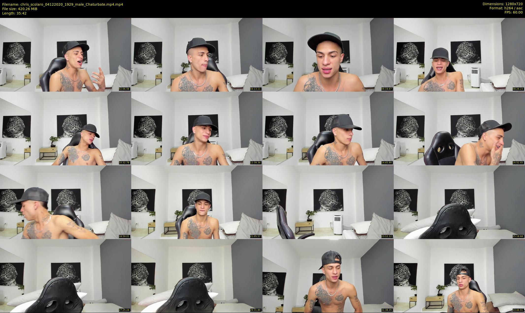 chris_scolaro — 36 minute Chaturbate male cam show recording, 720p, Dec 4, 2020