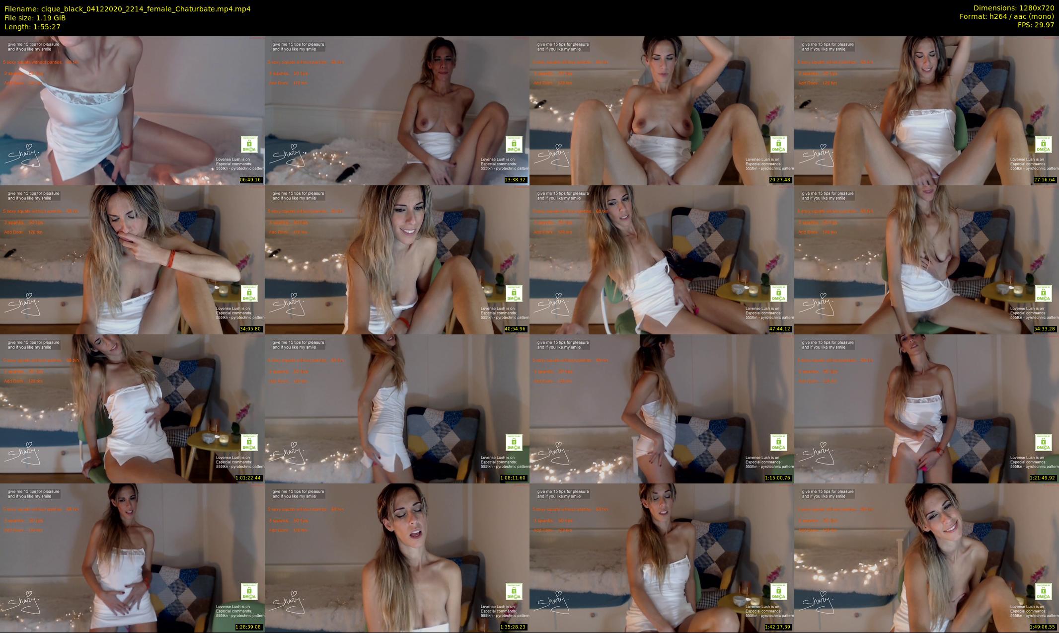 cique_black — 116 minute Chaturbate female cam show recording, 720p, Dec 4, 2020