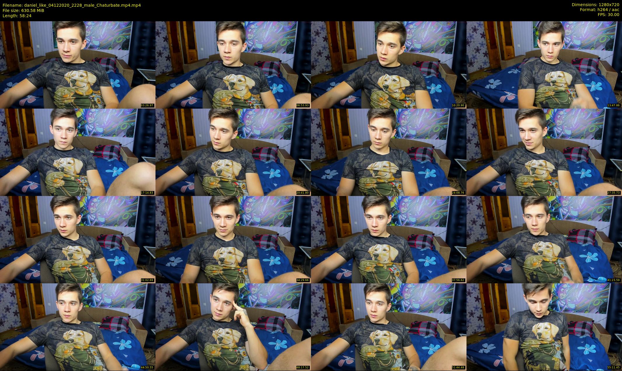daniel_like — 59 minute Chaturbate male cam show recording, 720p, Dec 4, 2020