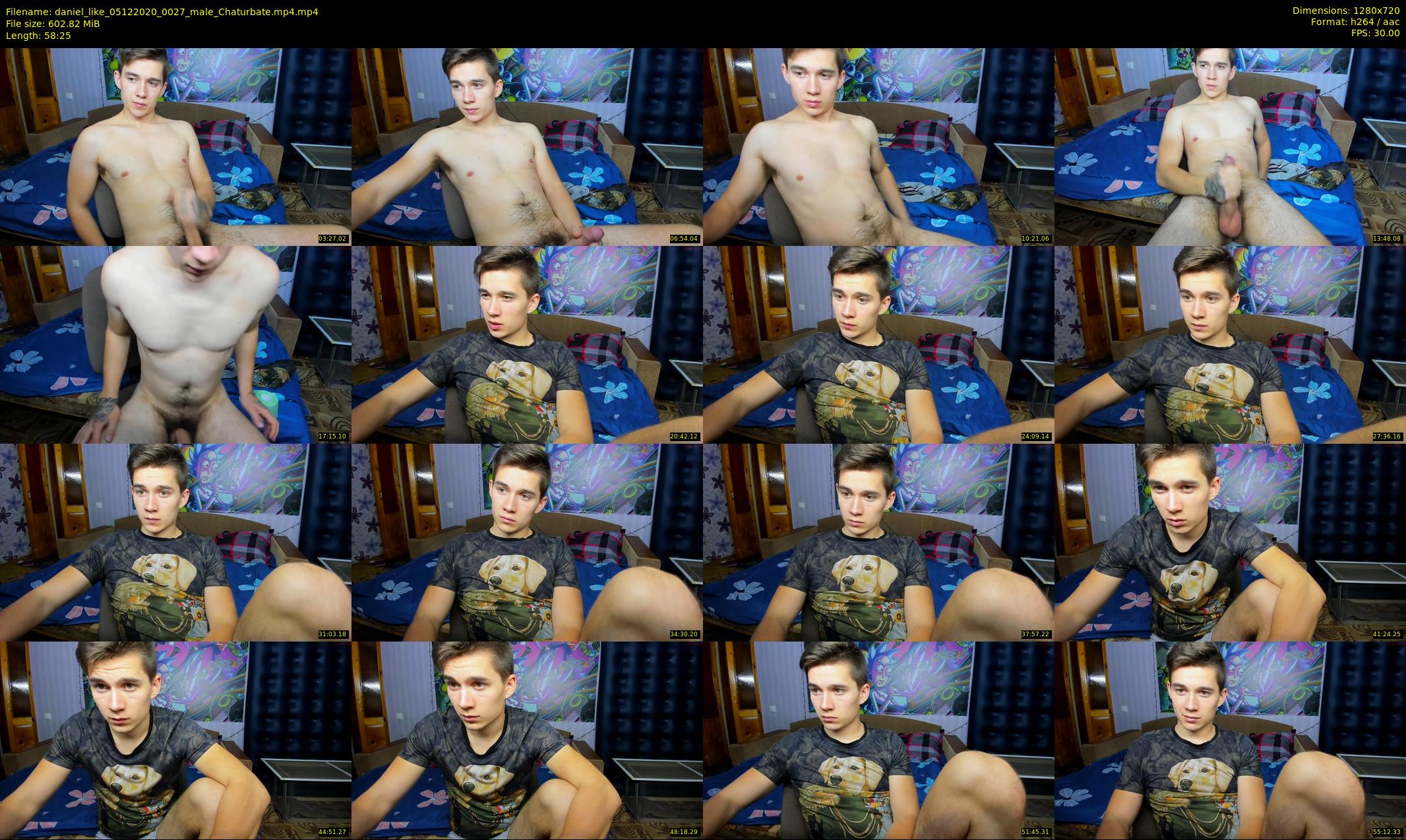 daniel_like — 59 minute Chaturbate male cam show recording, 720p, Dec 5, 2020