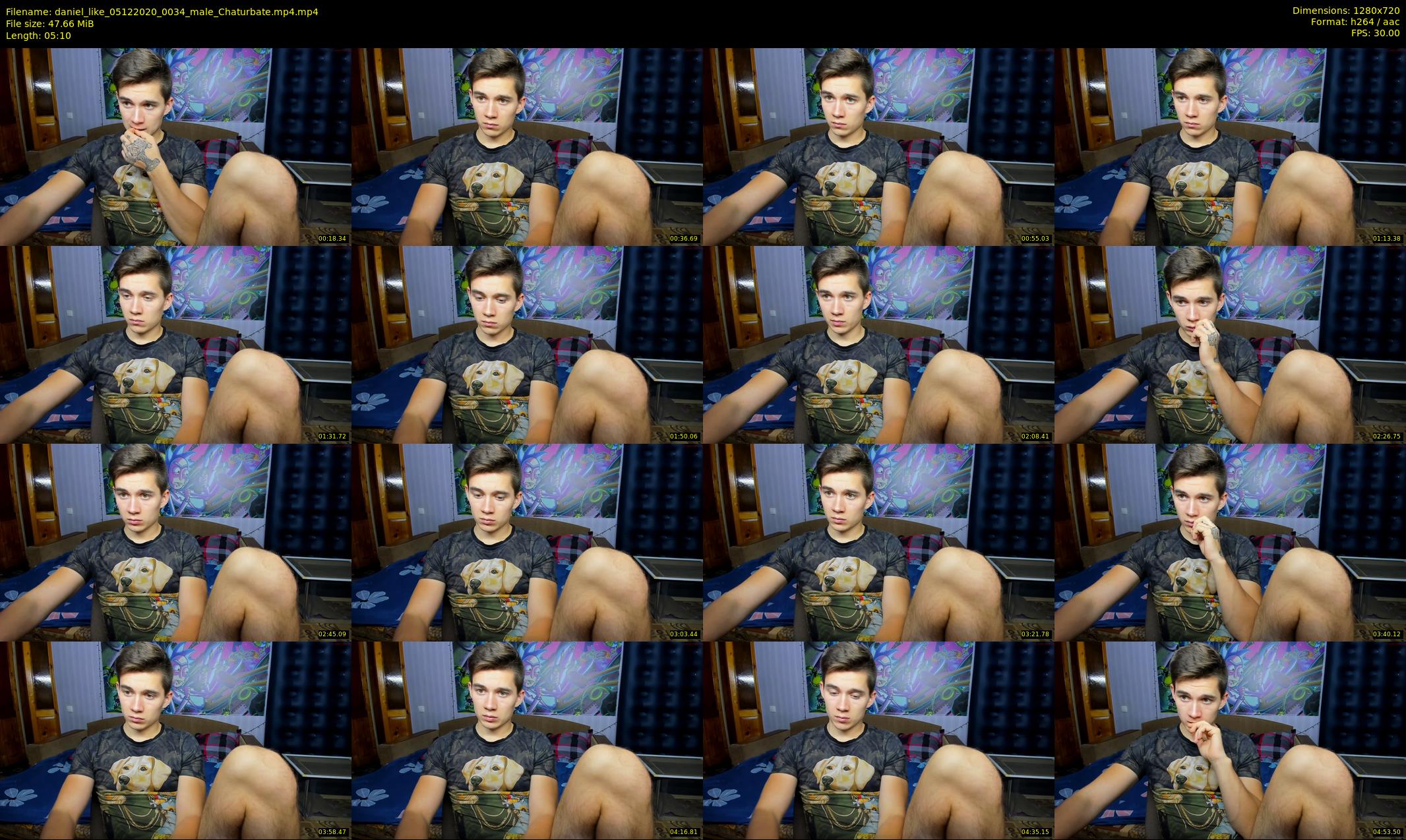daniel_like — 6 minute Chaturbate male cam show recording, 720p, Dec 5, 2020